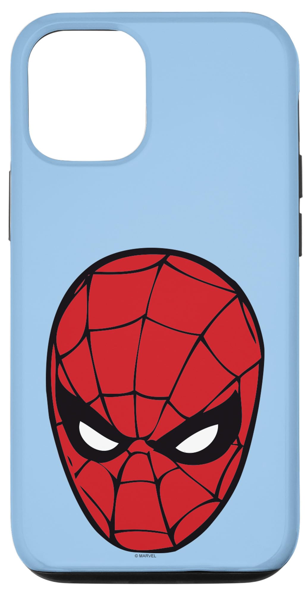 iPhone 15 マーベル スパイダーマン 古典派音楽 ビッグ人間の顔 スマホケース