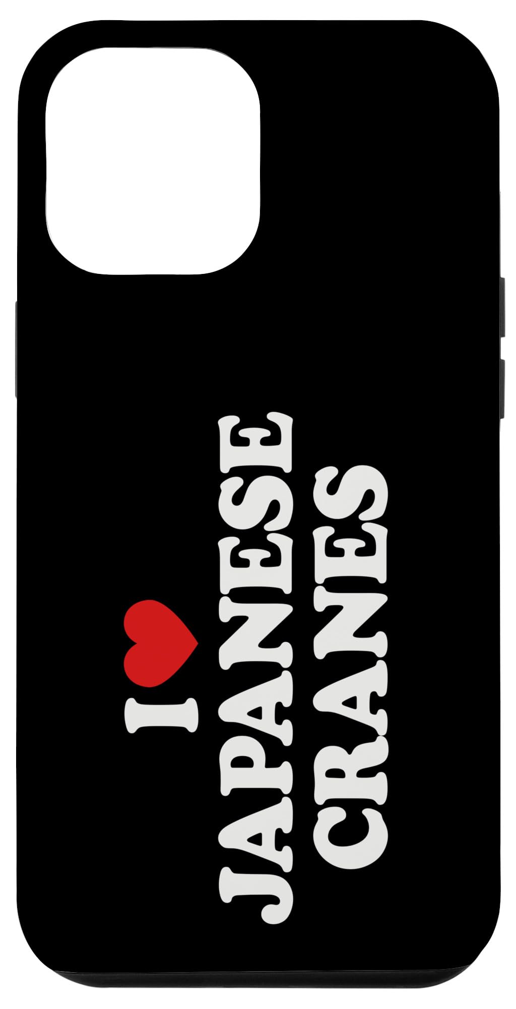 iPhone 14 Pro Max Crane I Love Cranes 鳥の美学 スマホケース