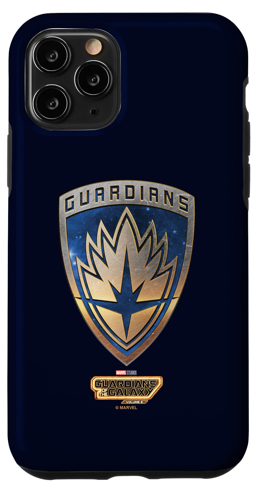 iPhone 11 Pro Marvel Guardians of the Galaxy Vol. 3 Blue Guardian Badge スマホケース