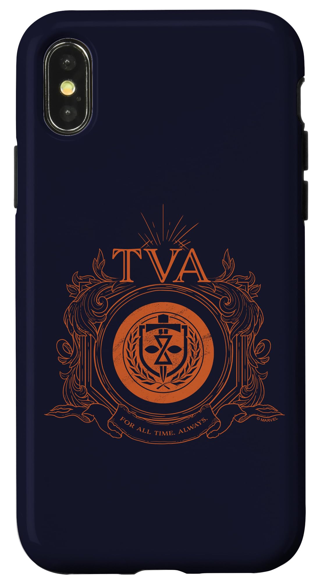 iPhone X/XS Marvel Loki TVA 徽章 スマホケース