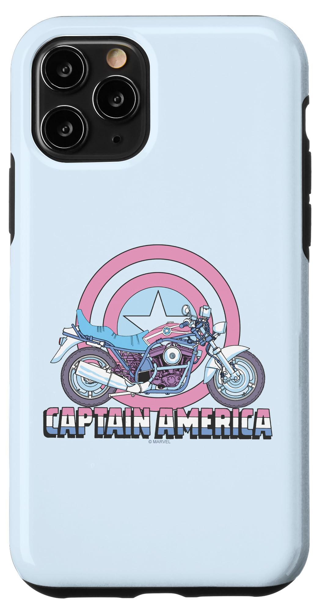 iPhone 11 Pro Marvel 旗がしら亜米利加 自動自転車 スマホケース