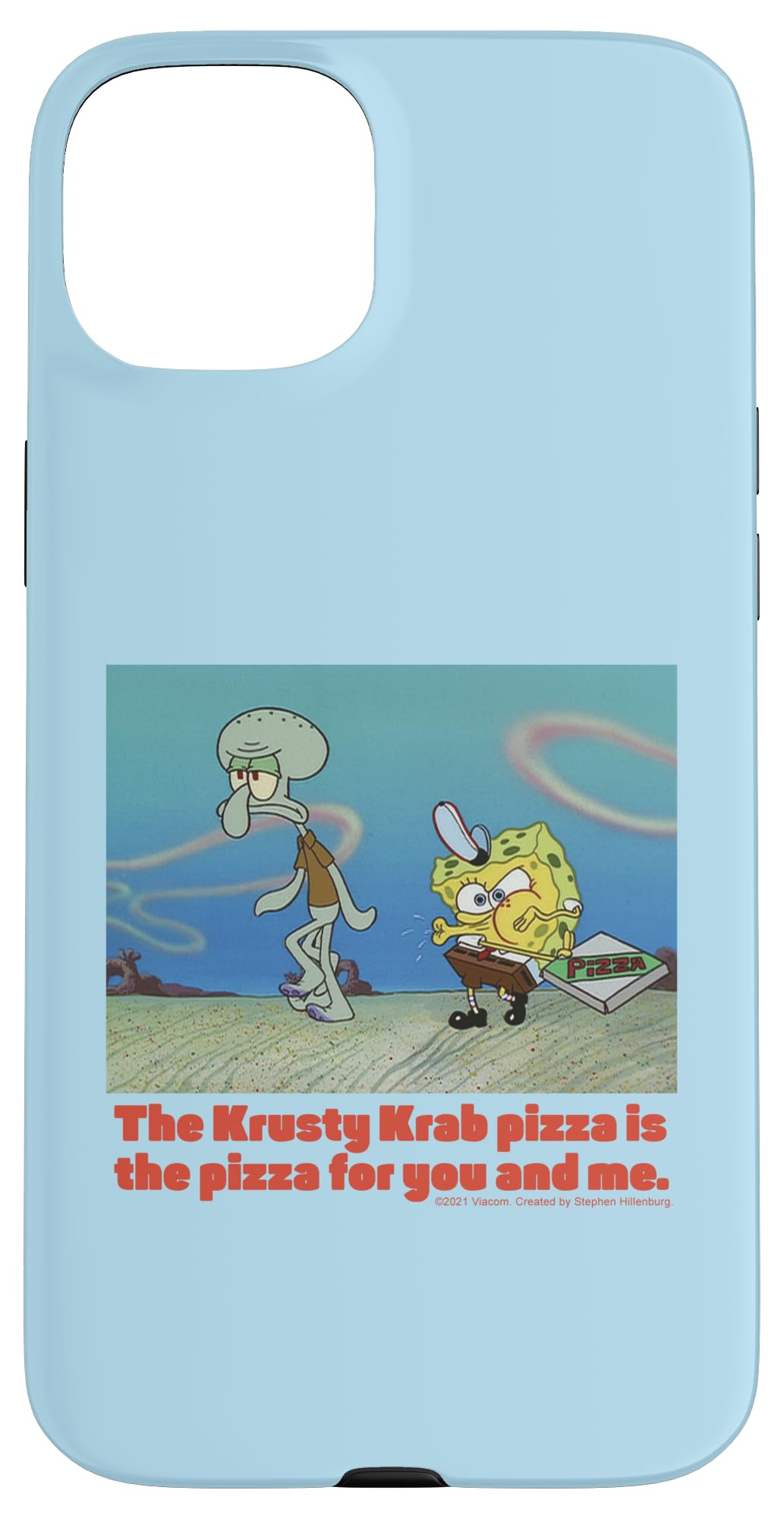 iPhone 15 Plus 海綿体シリング 真四角ズボン下 Krusty Krab The Pizza For You And Me スマホケース