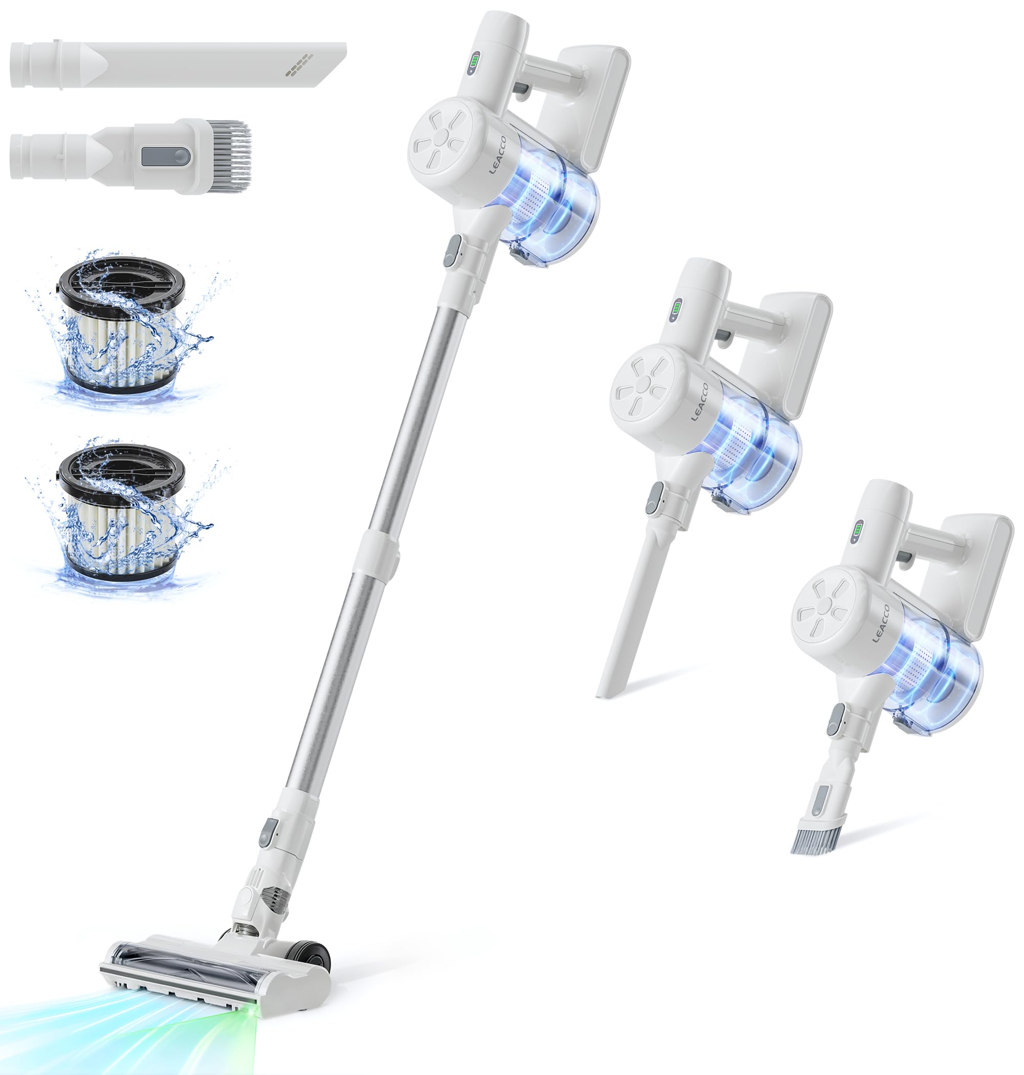 楽天市場】掃除機 コードレス 42000pa LEACCO コードレス掃除機 自立式