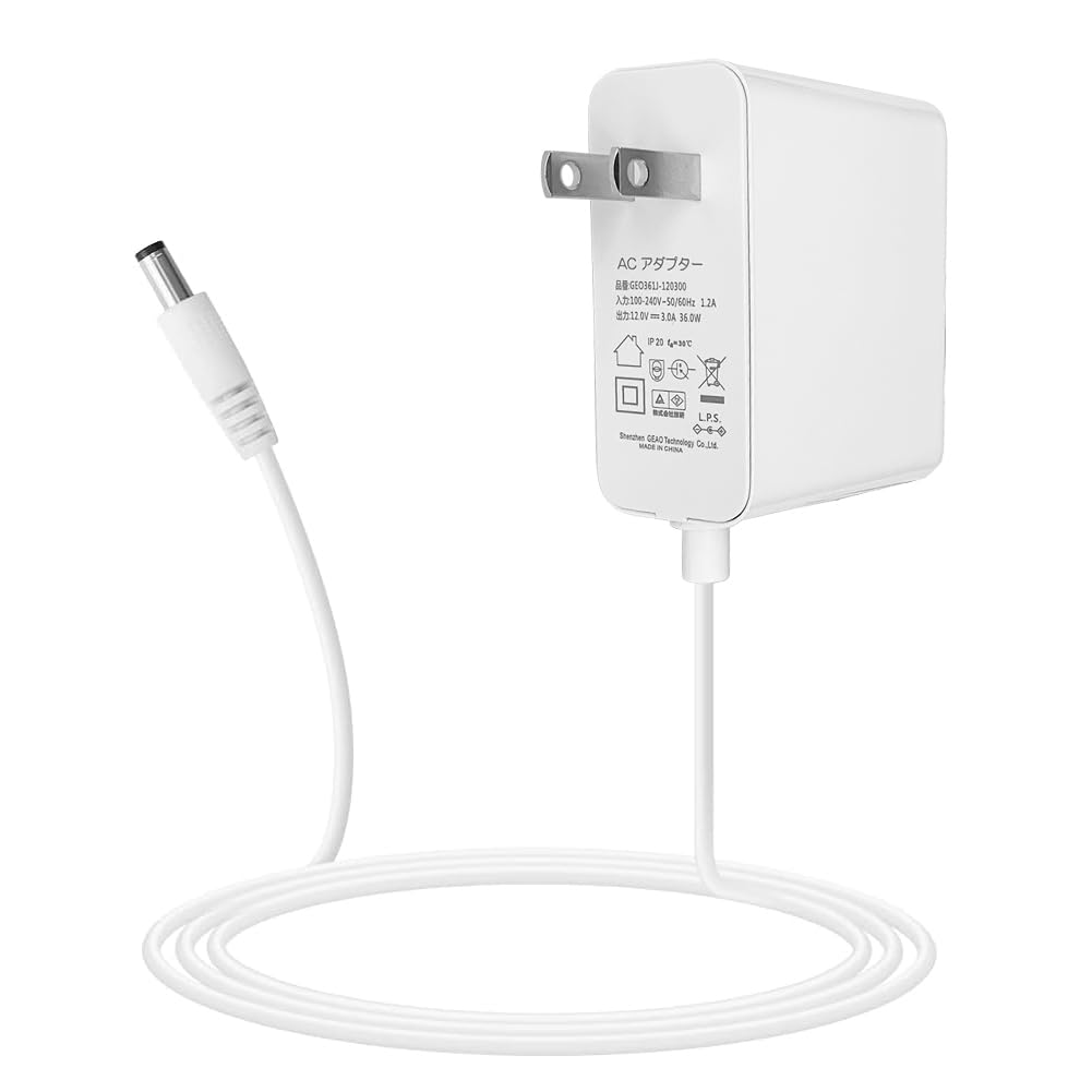 楽天市場】【送料無料】汎用 ACアダプター DC12V 3A 最大36W 電源