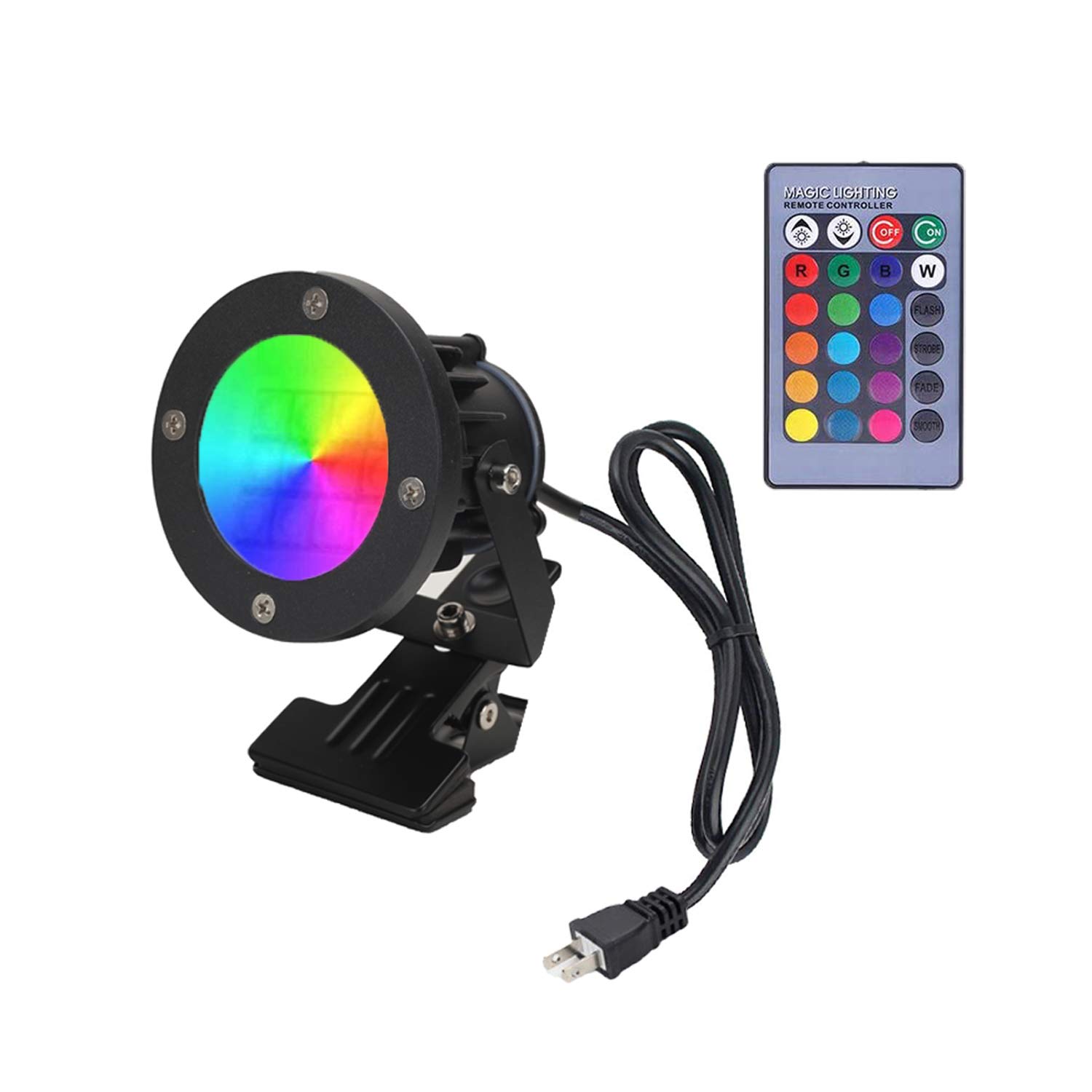 STGLED【RGB 10W】吊りひも長3m 調光 調色 苑地点火装置 PSE LEDゼムクリップ点火装置 防雨 雨合羽型 LED ゼムクリップ点火装置 防雨型ゼムクリップ点火装置 LED点火装置 明かり照明ランプ 事務机照明ランプ 手点火装置 スポッ