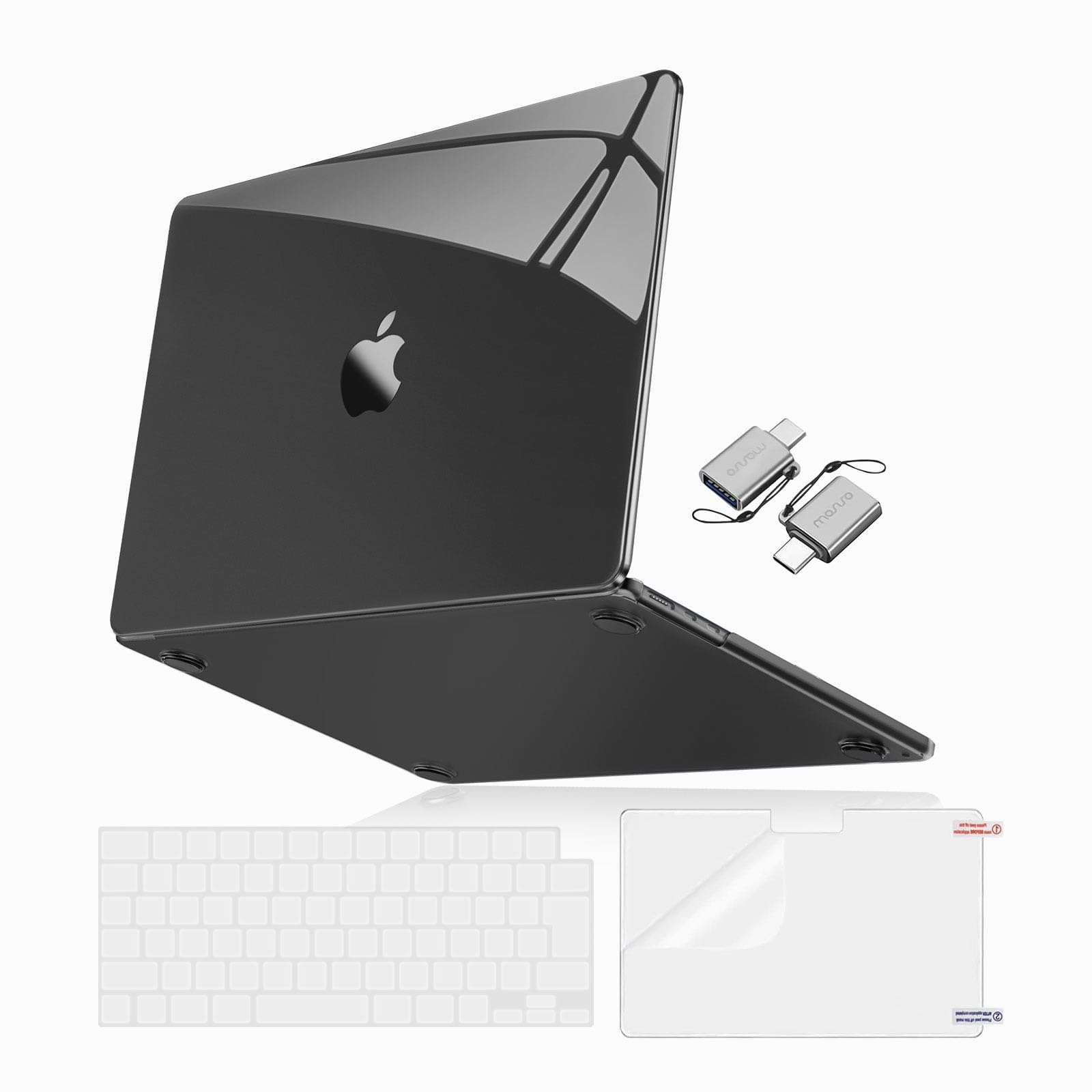 MOSISO 対応機種 MacBook Air ケース 13インチ M4 M3 M2 チップ 2025-2022発売 A3240 A3113 A2681、超薄型 天然 美しさ 保護ケース (プラスチック)シェルカバー & (日本語 JIS配列)キーボードカバー & 液晶保護｜WES STORE