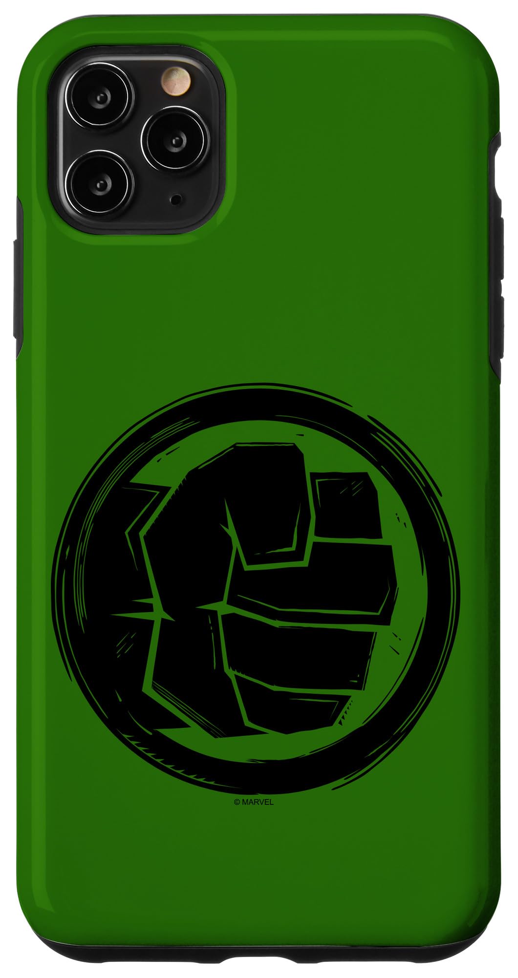 iPhone 11 Pro Max マーベル アベンジャーズ ハルク ウッドカットロゴ スマホケース
