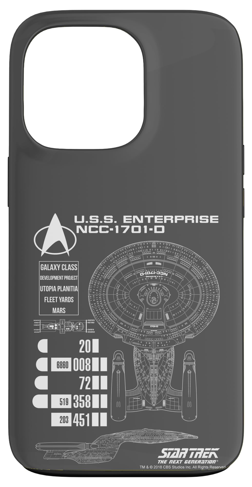 iPhone 13 Pro 出発信号機レック:次世代US.S.会社組織 NCC-1701-0 スマホケース