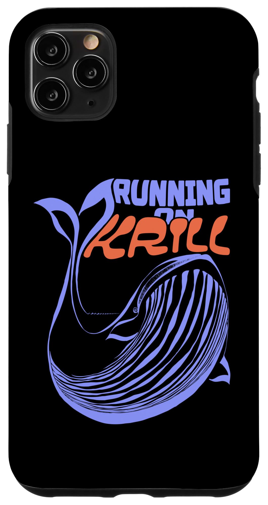 iPhone 11 Pro Max オキアミの上を走るクジラ スマホケース