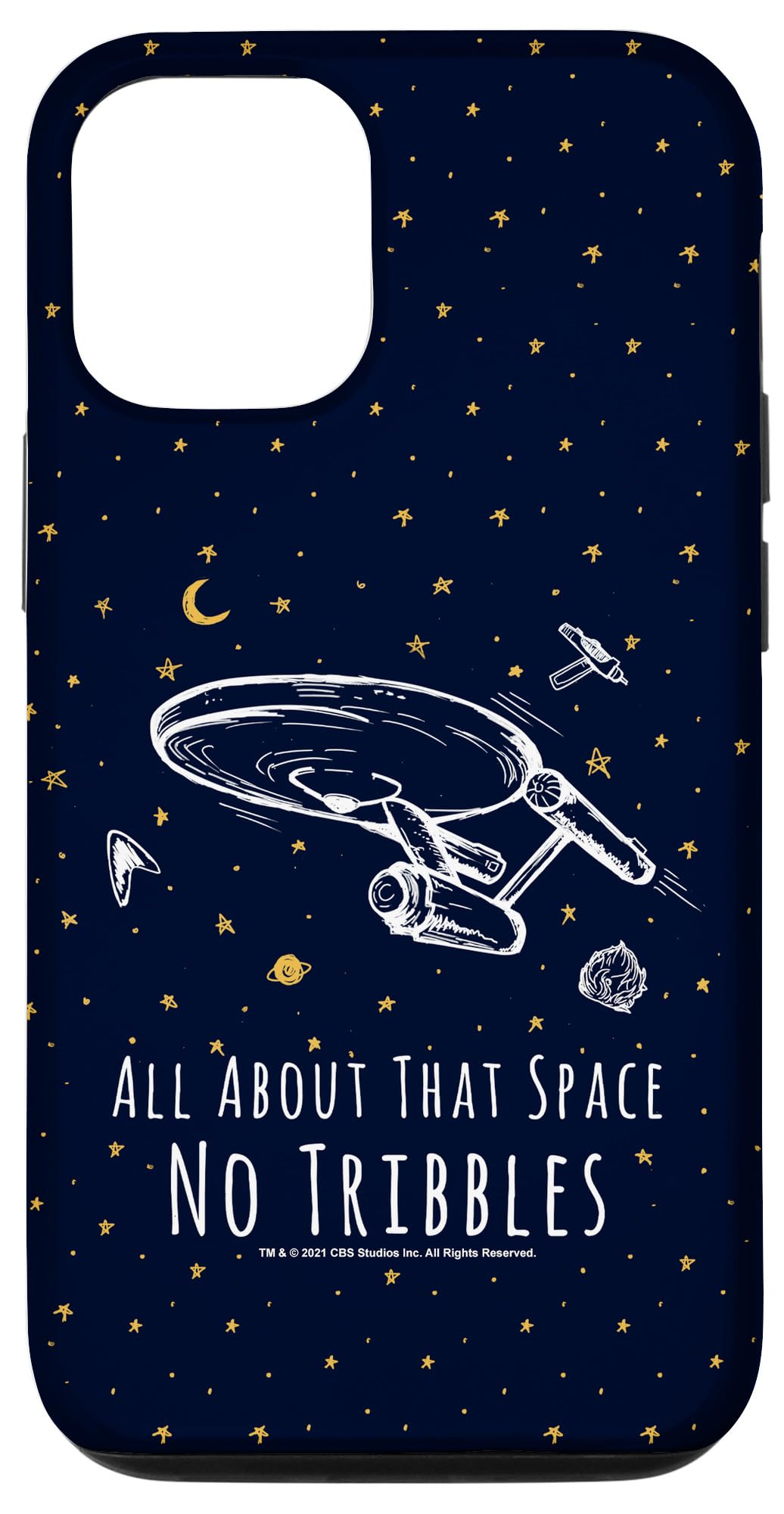 iPhone 14 Pro 出発信号機レック All About That Space No Tribbles スマホケース