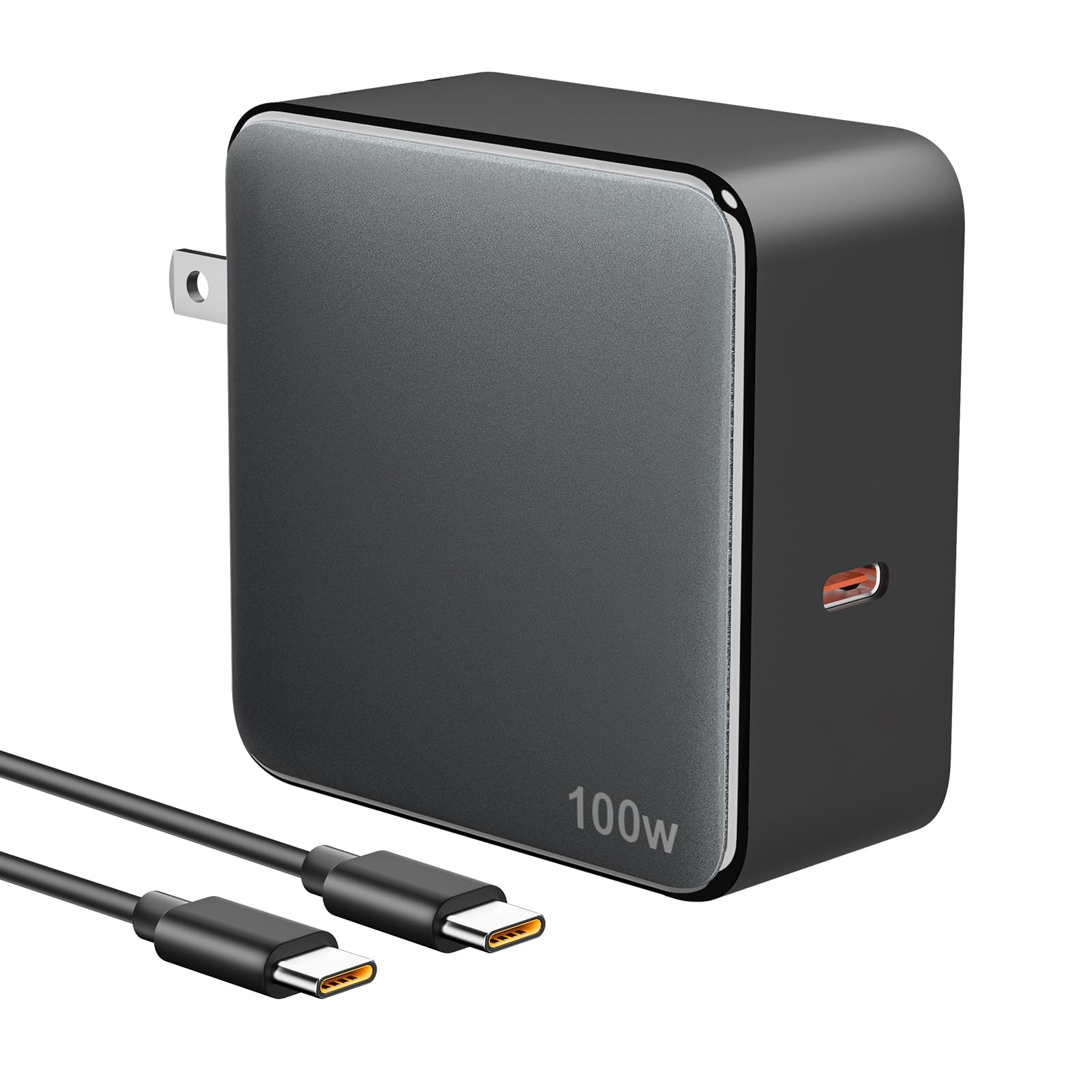 TOPWE 100W 充電器 Type-C USB-C pd 対応 小型 【PSE技術基準・100W出力可能・折畳プラグ 】 タイプc 充電器 急速充電 パソコン ノートPC MacBook 対応 iPhone15/14/Android Galaxy S22/S10 Xperia AQUOS Arrows Pixel 各種対