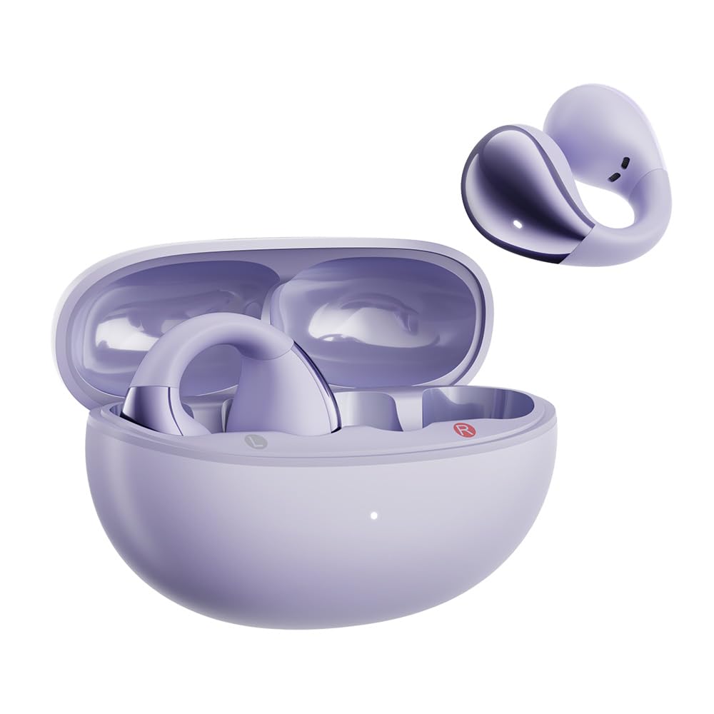 QCY Crossky C30 イヤーカフ イヤホン オープンイヤー イヤホン ワイヤレスイヤホン Bluetooth5.4 空間オーディオ 耳を塞がないイヤホン 音漏れ防止 マイク付き マルチポイント接続 急速充電対応 |WES STORE