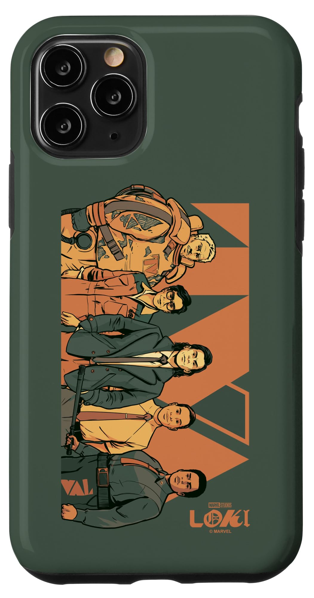 iPhone 11 Pro Marvel Loki Season 2 TVA Group Shot Vintage Style Poster スマホケース