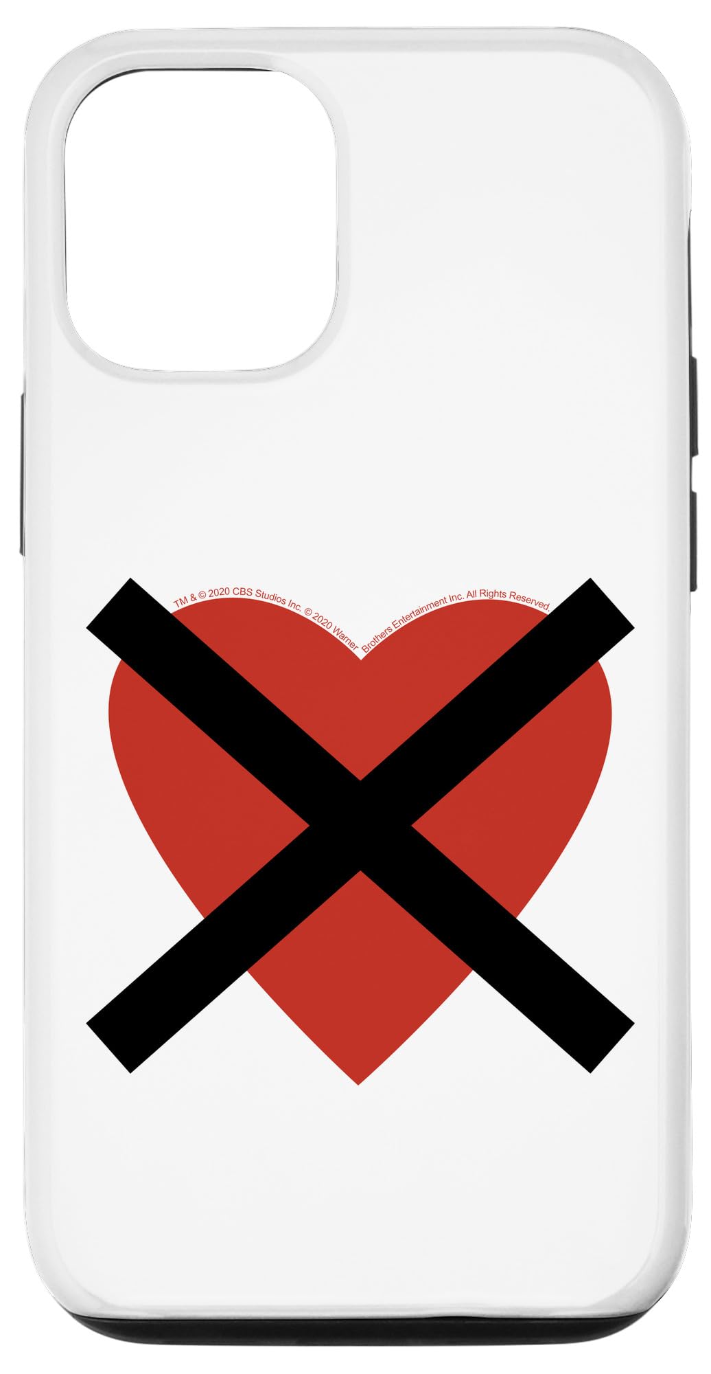 iPhone 12/12 Pro Crazy Ex-Girlfriend X ハート形紋章 スマホケース ケース・カバー-スマートフォン・携帯電話アクセサリー-スマートフォン・タブレット