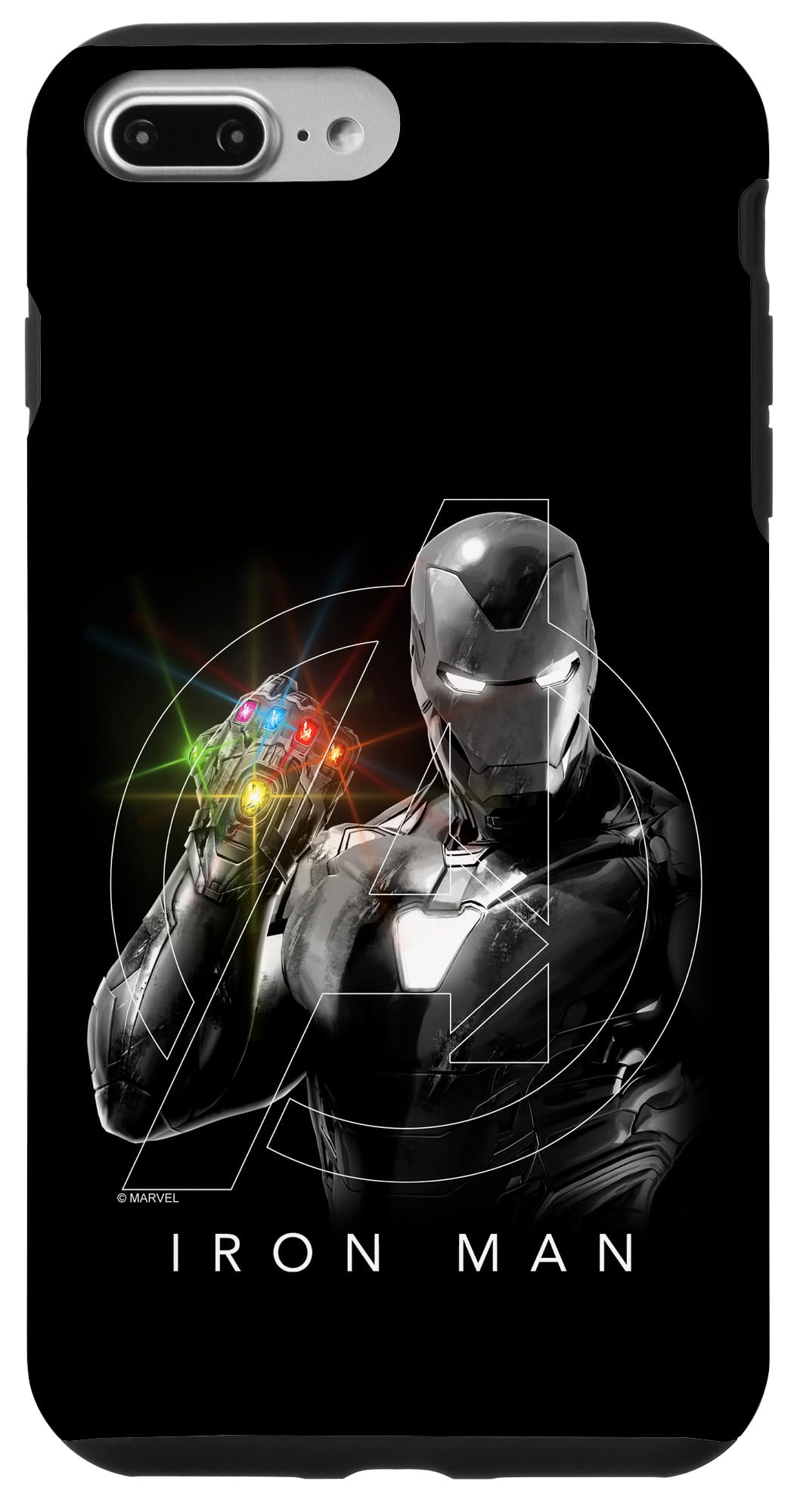 iPhone 7 Plus/8 Plus マーベル アベンジャーズ アイアンマン インフィニティ ガントレット スマホケース