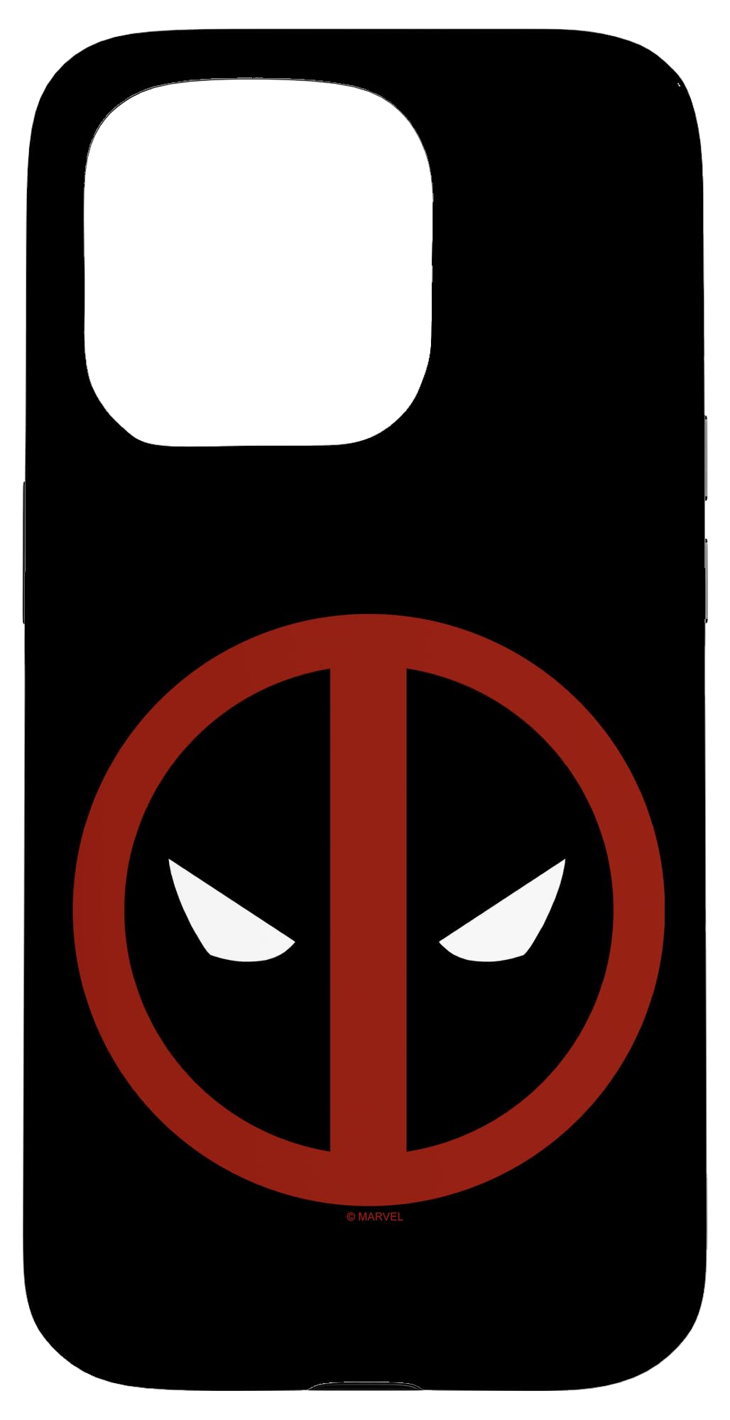 iPhone 15 Pro Marvel デッドスウィミングプール ミニマルロゴ スマホケース