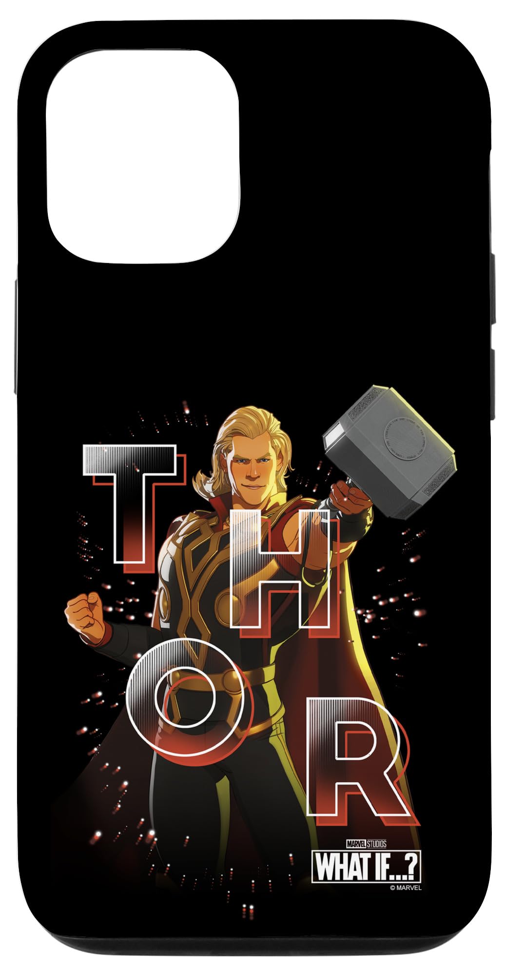 iPhone 15 Marvel What If Thor ギャラクティックポスター スマホケース