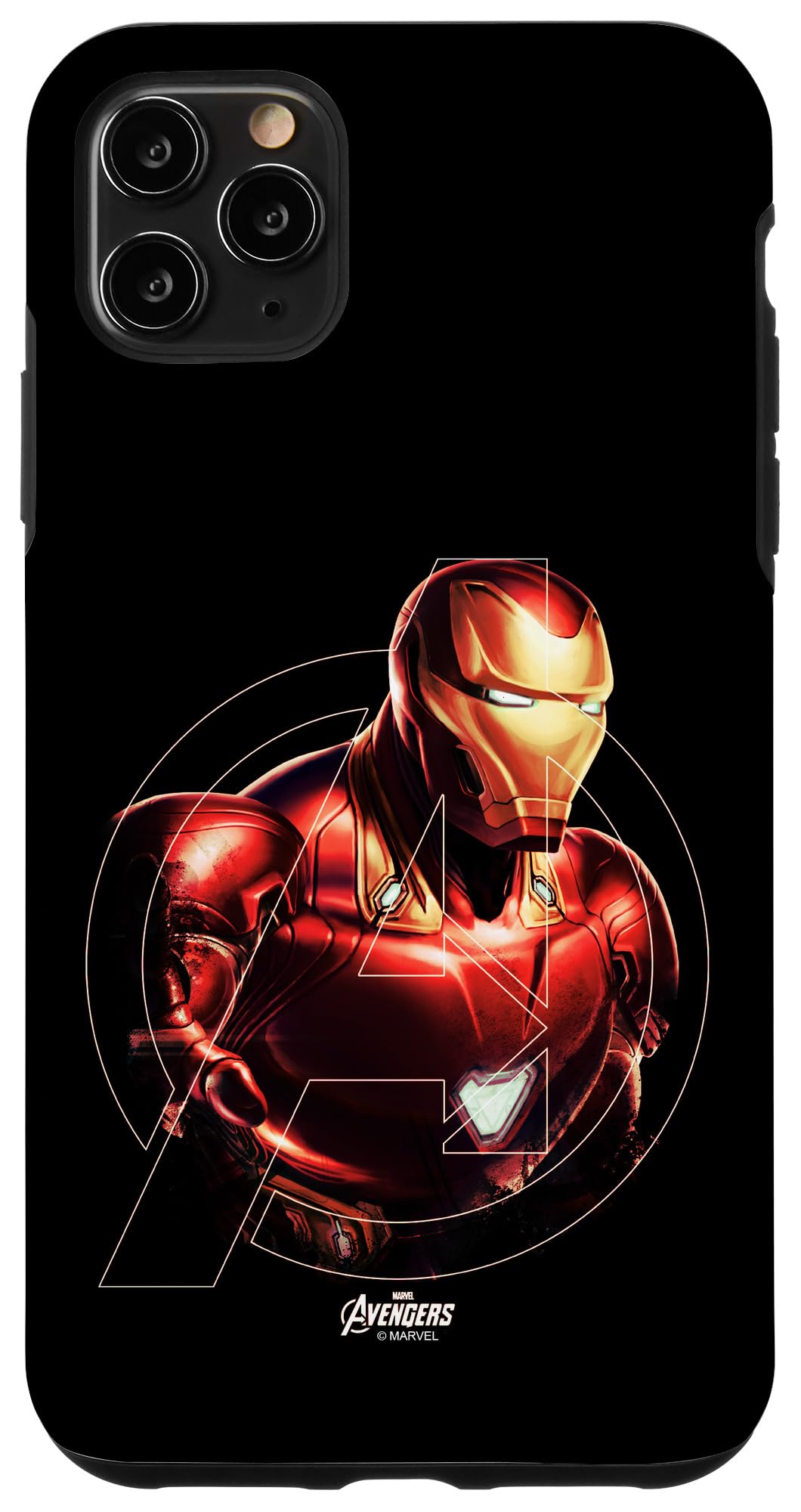 iPhone 11 Pro Max マーベル アベンジャーズ アイアンマン A ロゴタイプ スマホケース