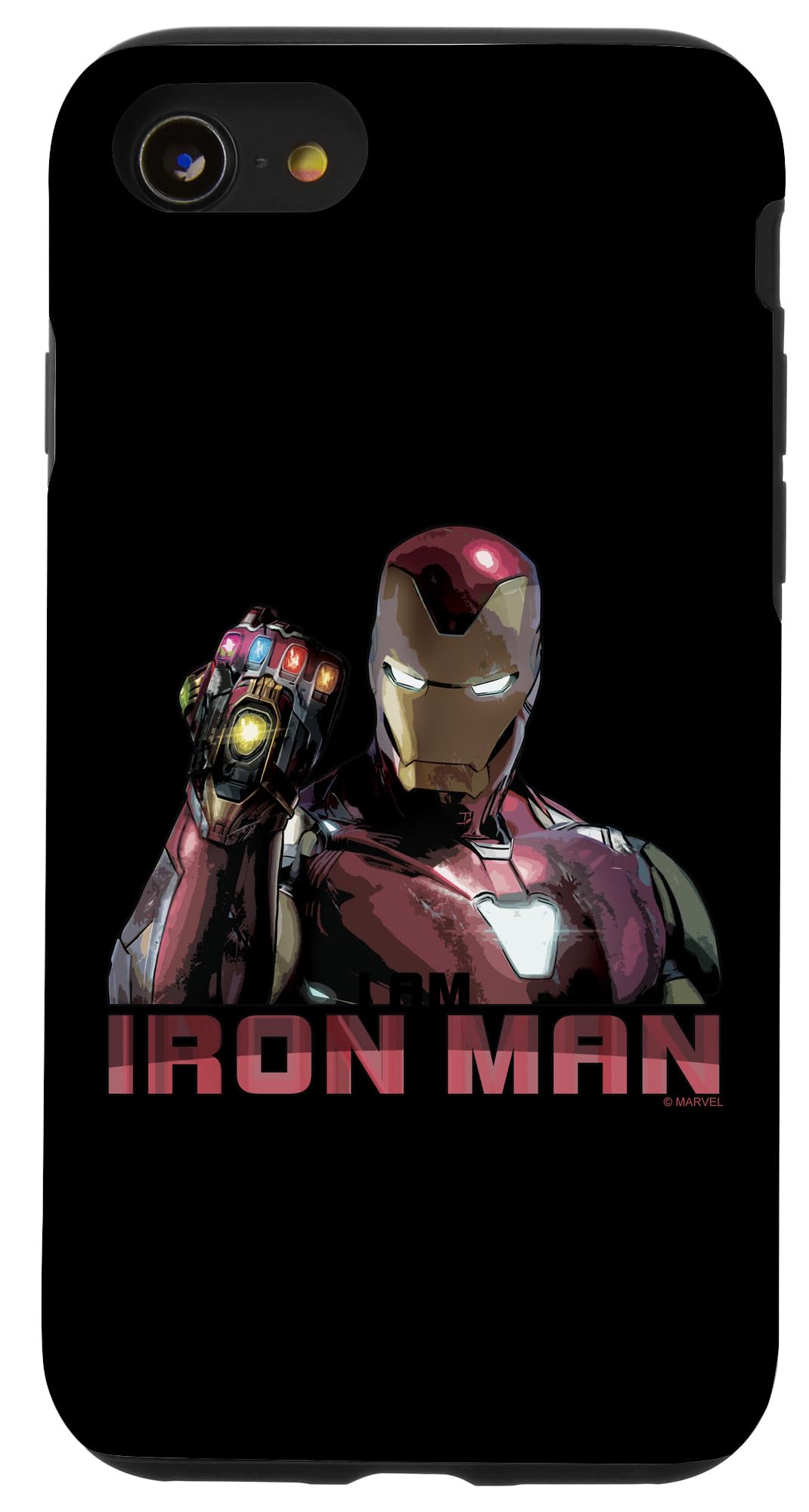 iPhone SE (2020) / 7 / 8 マーベル アベンジャーズ アイアンマン インフィニティ ガントレット すがた絵 スマホケース