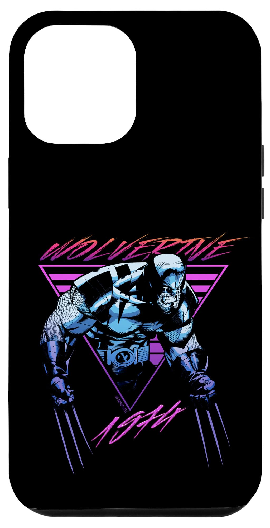 iPhone 14 Pro Max Marvel X-Men ウルヴァリン 1974 ネオン スマホケース