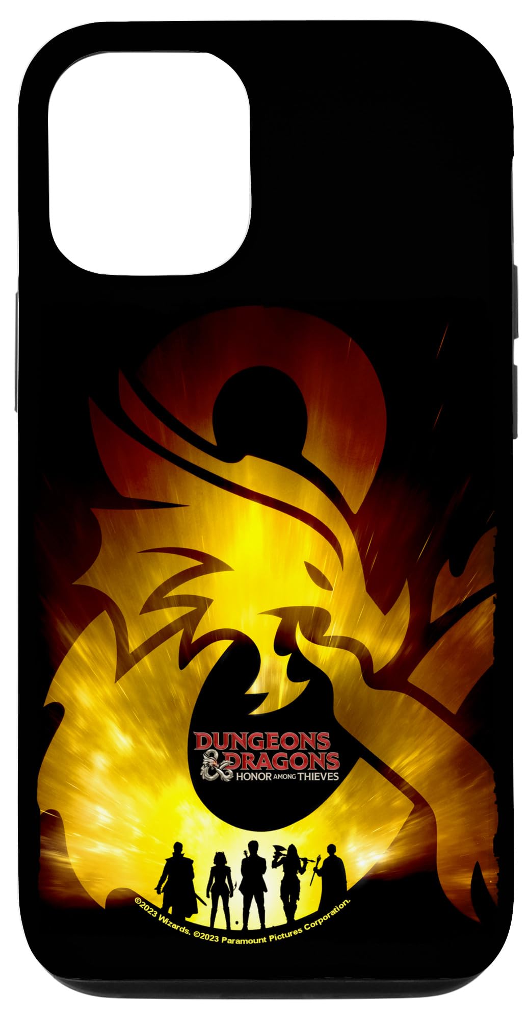 iPhone 15 Dungeons \u0026 Dragons: Honor Among Thieves Dragon Flame Poster スマホケース ケース・カバー-スマートフォン・携帯電話アクセサリー