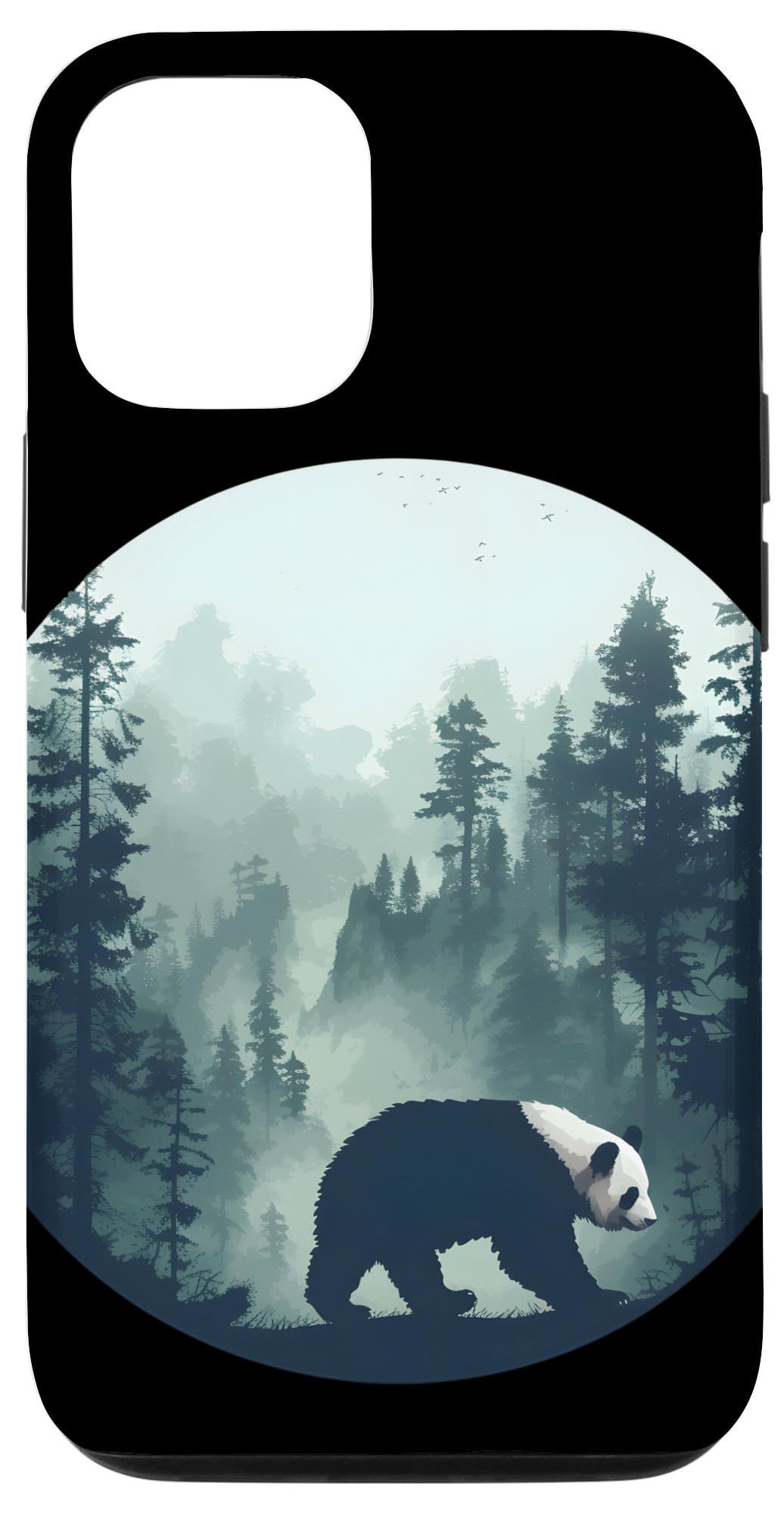 iPhone 12/12 Pro Joyful Panda Cheery デザイン 男女兼用 スマホケース