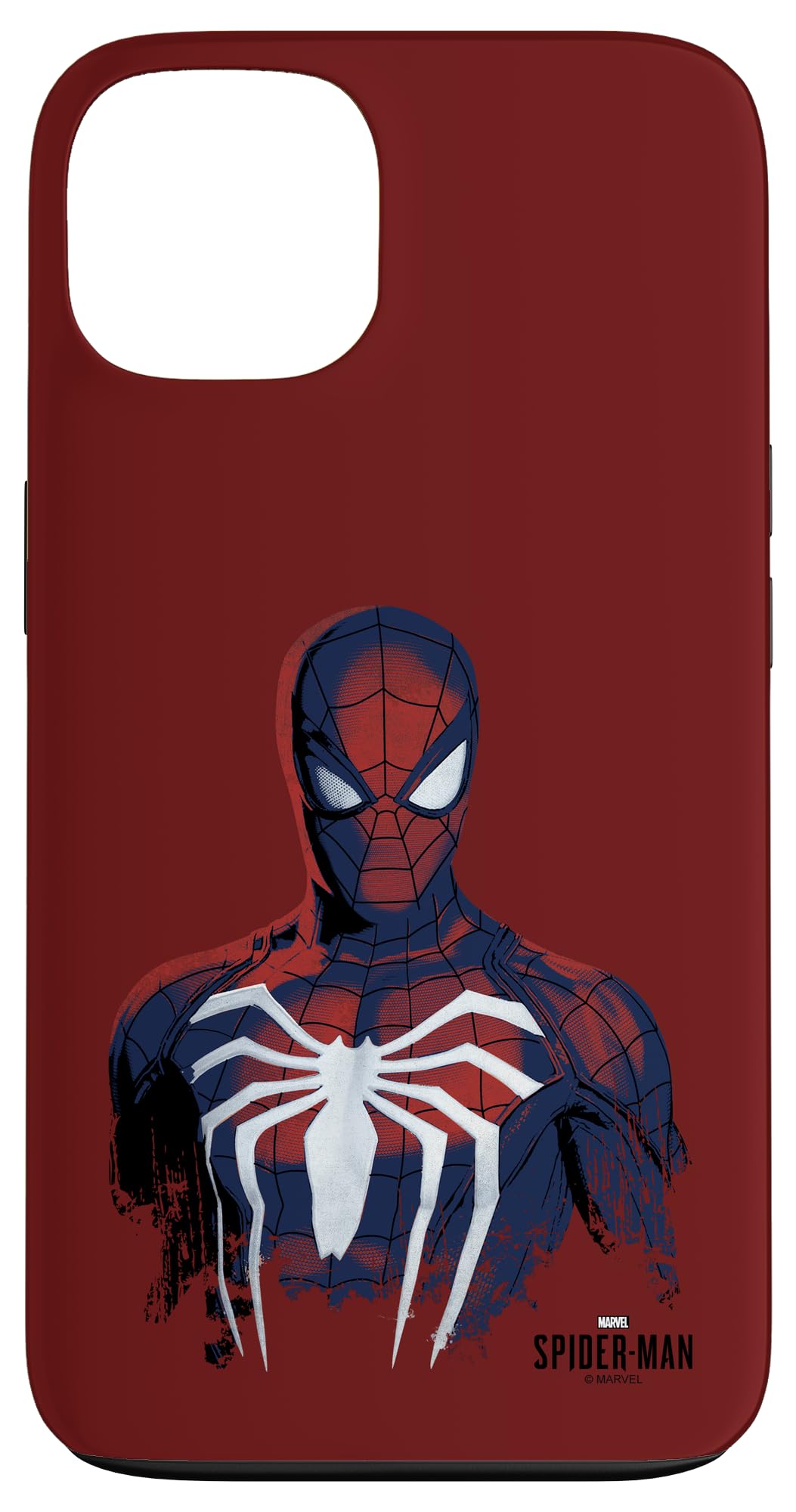 iPhone 13 マーベル スパイダーマン 絵の具すがた絵 スマホケース