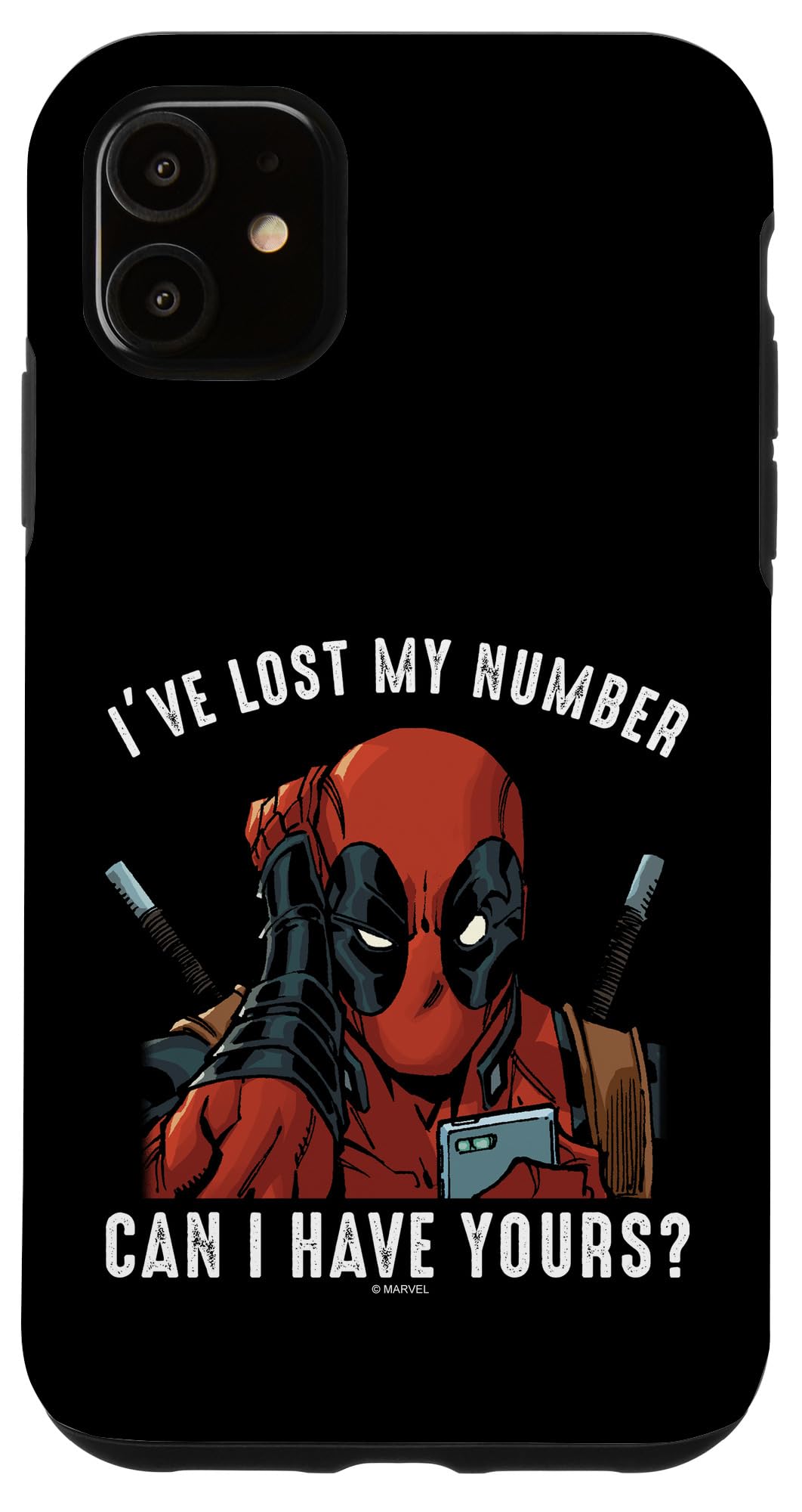 iPhone 11 マーベル デッドスウィミングプール I\u0027ve Lost My Number Can I Have Yours スマホケース