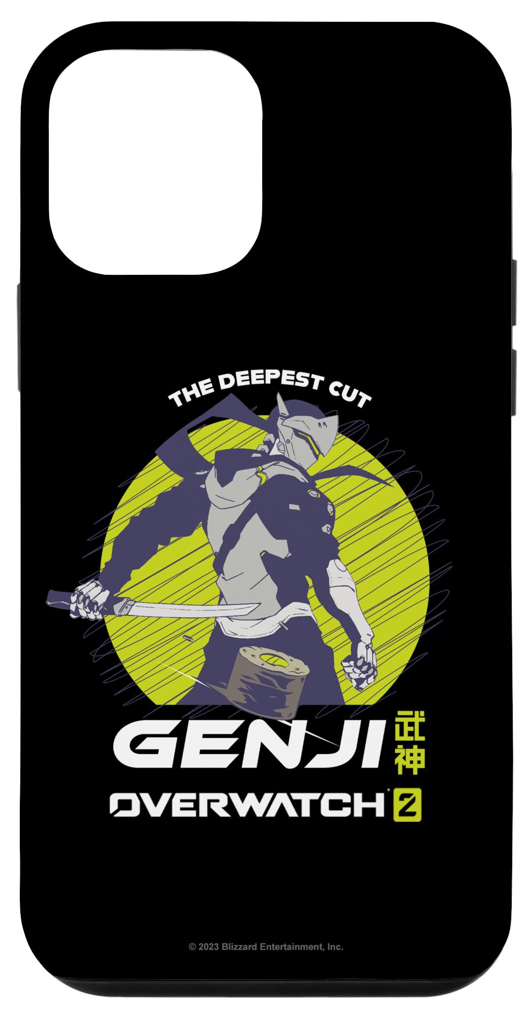 iPhone 12 mini Overwatch 2 Genji The Deepest Cut Damage Hero Circle Logo スマホケース