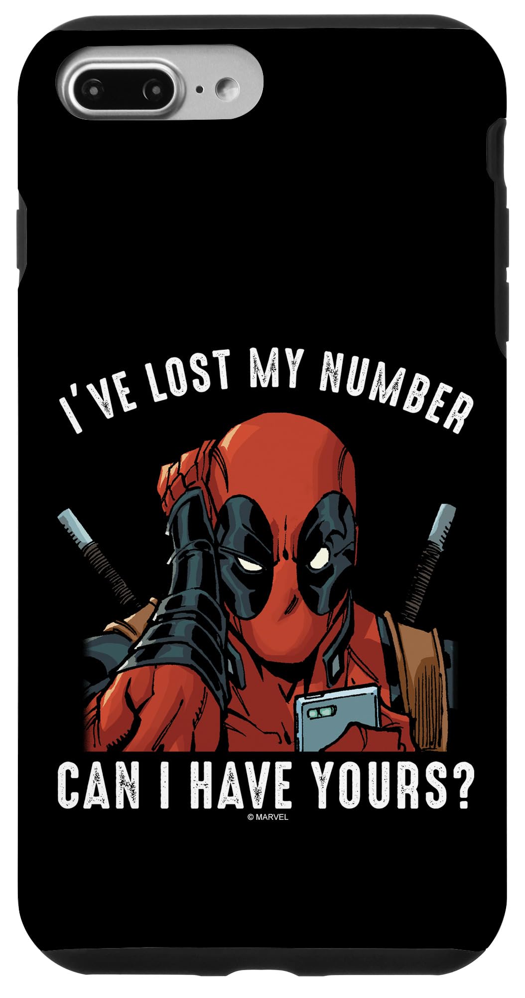 iPhone 7 Plus/8 Plus マーベル デッドスウィミングプール I\u0027ve Lost My Number Can I Have Yours スマホケース