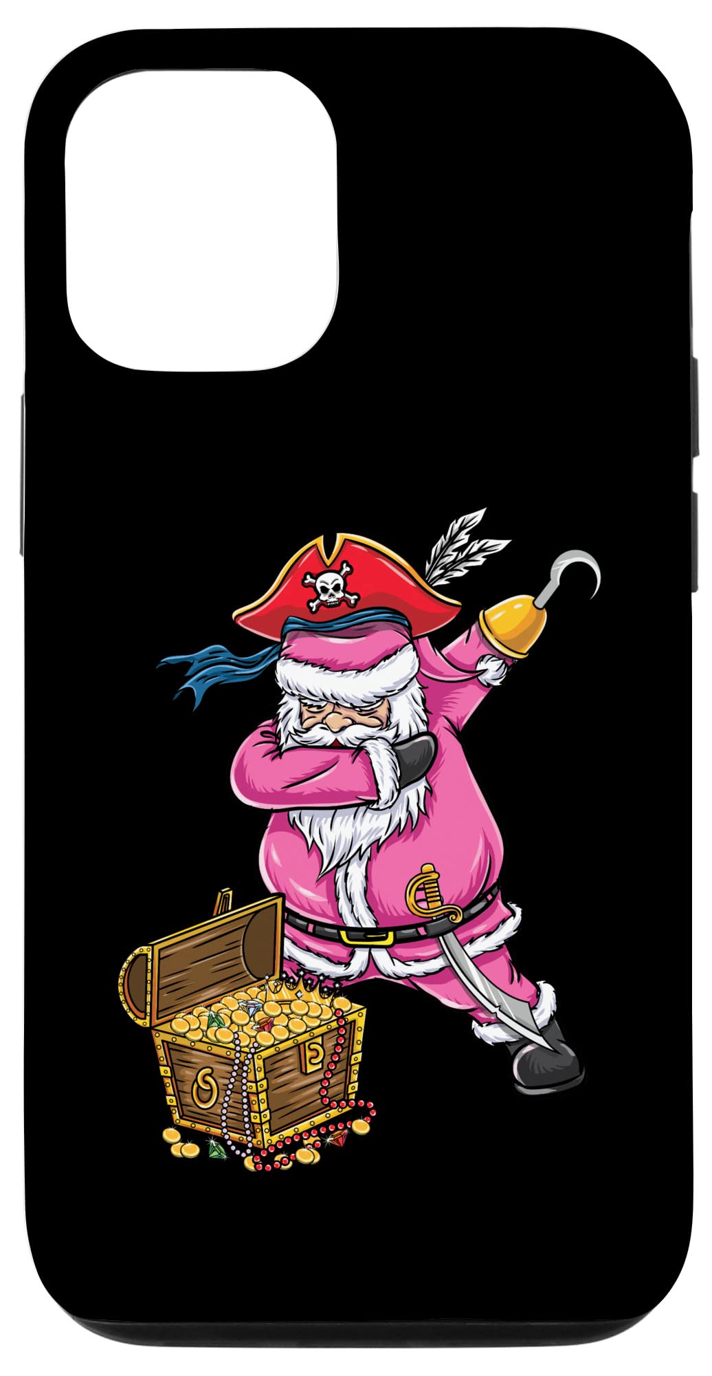 iPhone 12/12 Pro Dabbing海賊宝箱サンタハロウィーン スマホケース