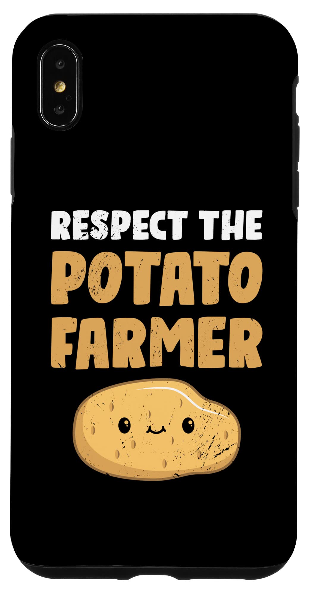 iPhone XS Max Respect The Potato Farmer - 野菜農業 農手 スマホケース
