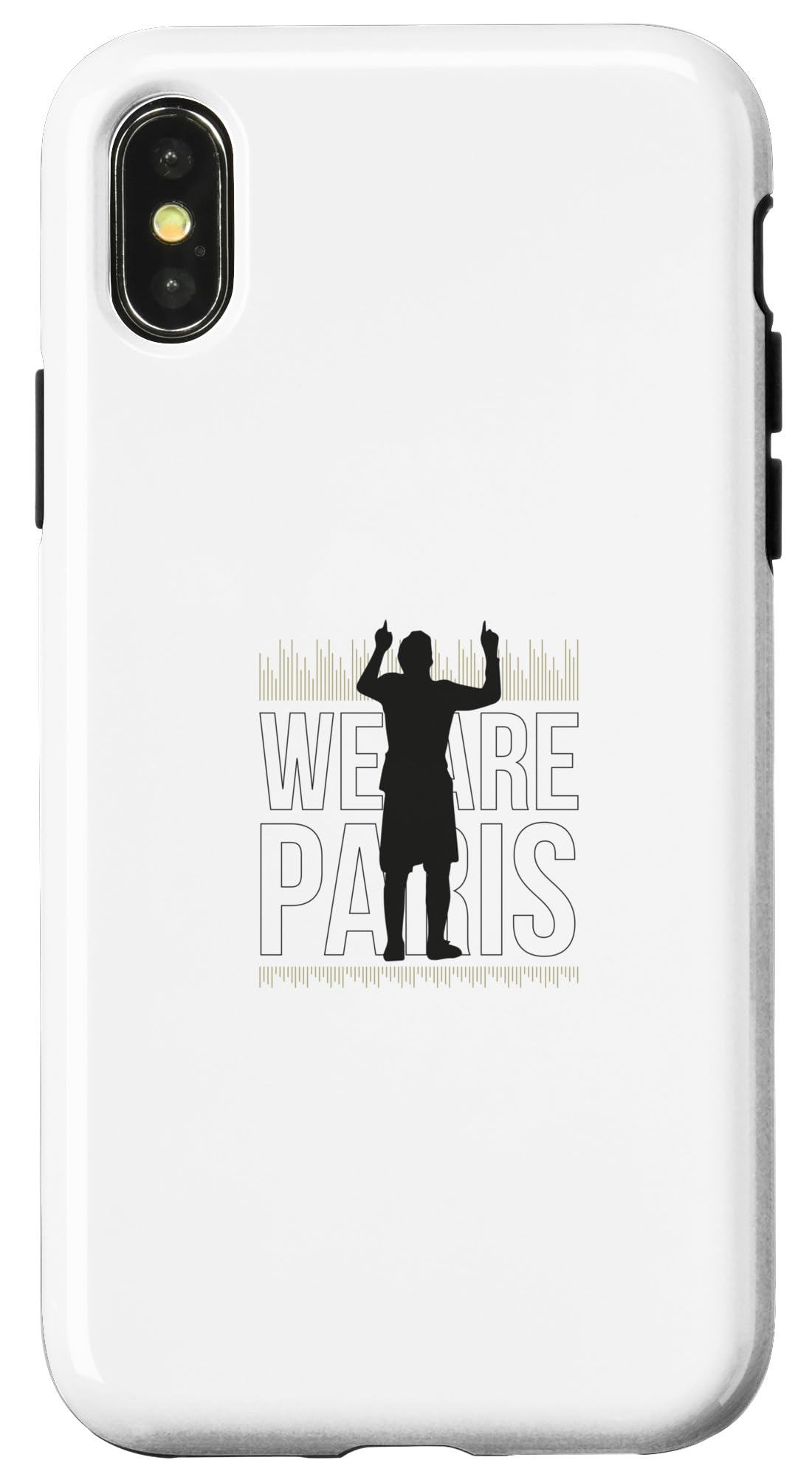iPhone X/XS We are Paris 蹴球気違いかかわり合い商いもの スマホケース