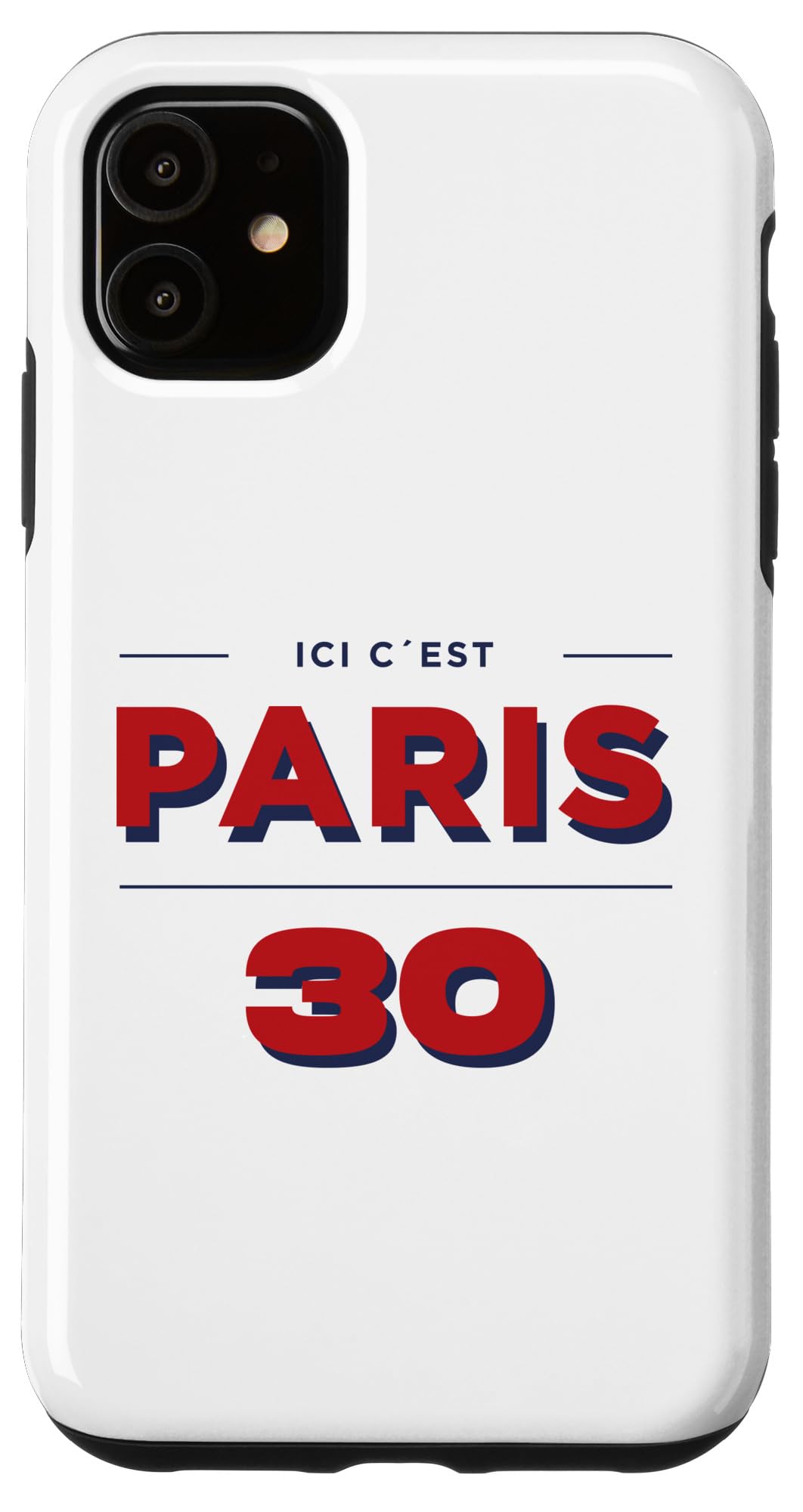 iPhone 11 ICI C\u0027EST PARIS 30 蹴球気違いかかわり合い商いもの スマホケース