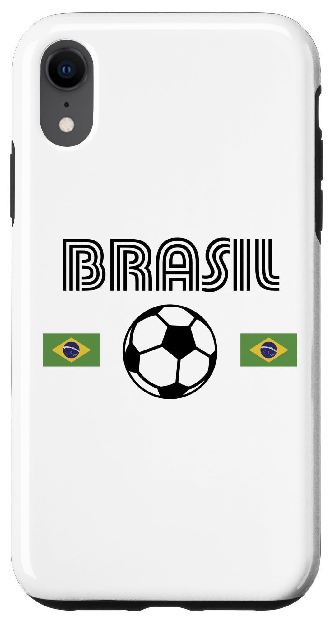 iPhone XR ブラジル連邦共和国 蹴球気違いかかわり合い商いもの スマホケース