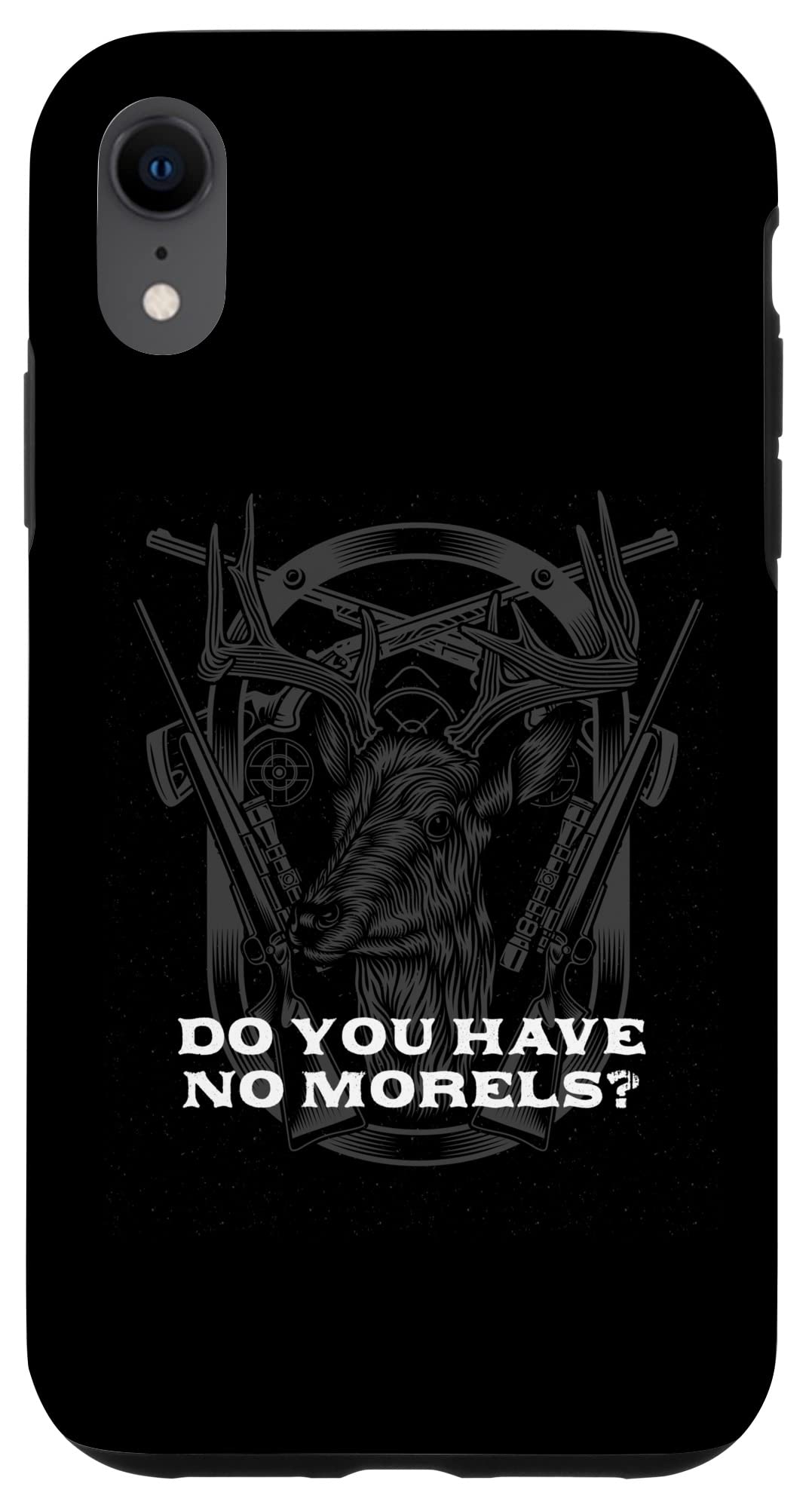 iPhone XR Do You Have No Morels 面白いマッシュルーム愛好家ユーモア スマホケース