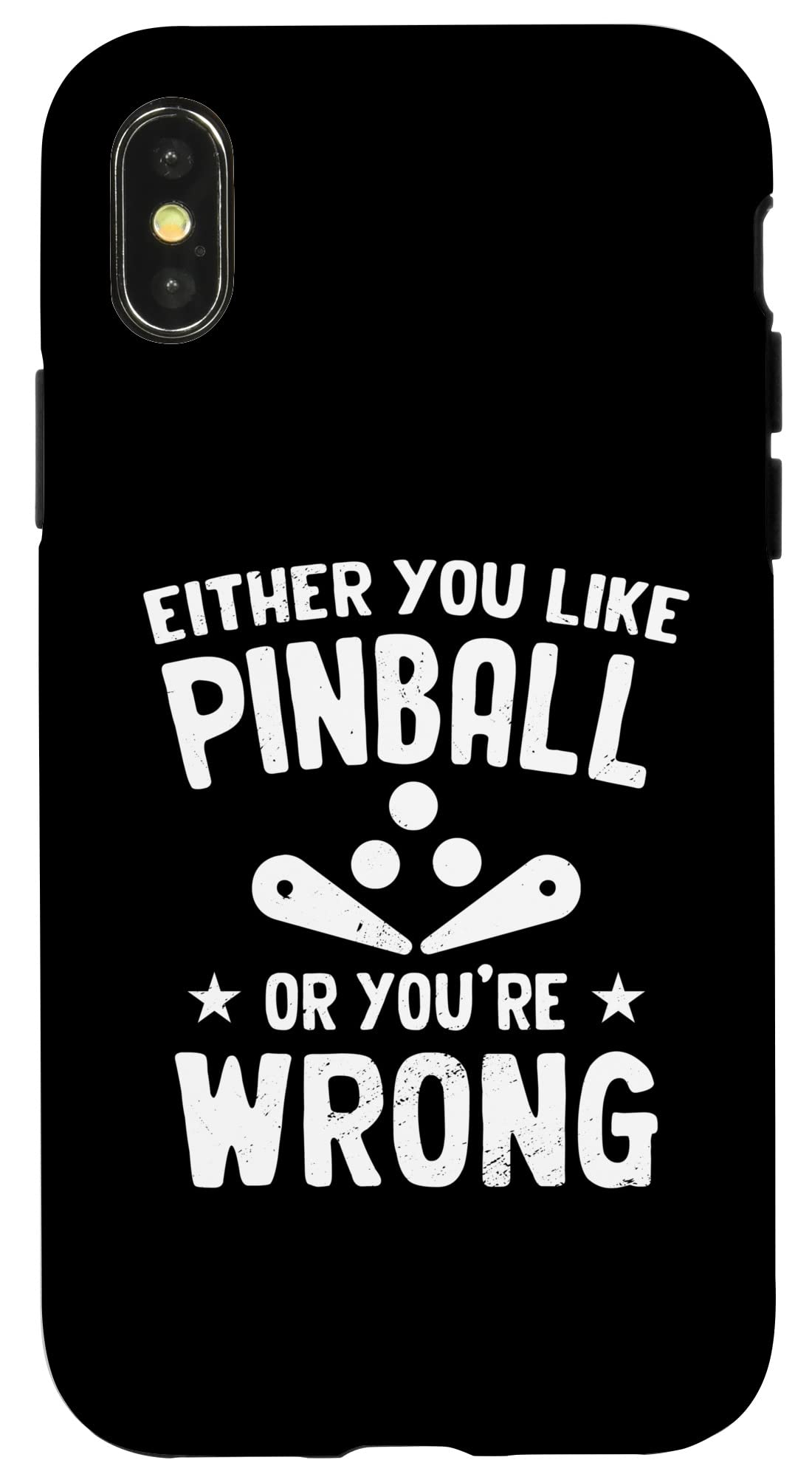 iPhone X/XS Pinball Lover - ファニーアーケードガイガールアーケードレジェンドゲーマー スマホケース