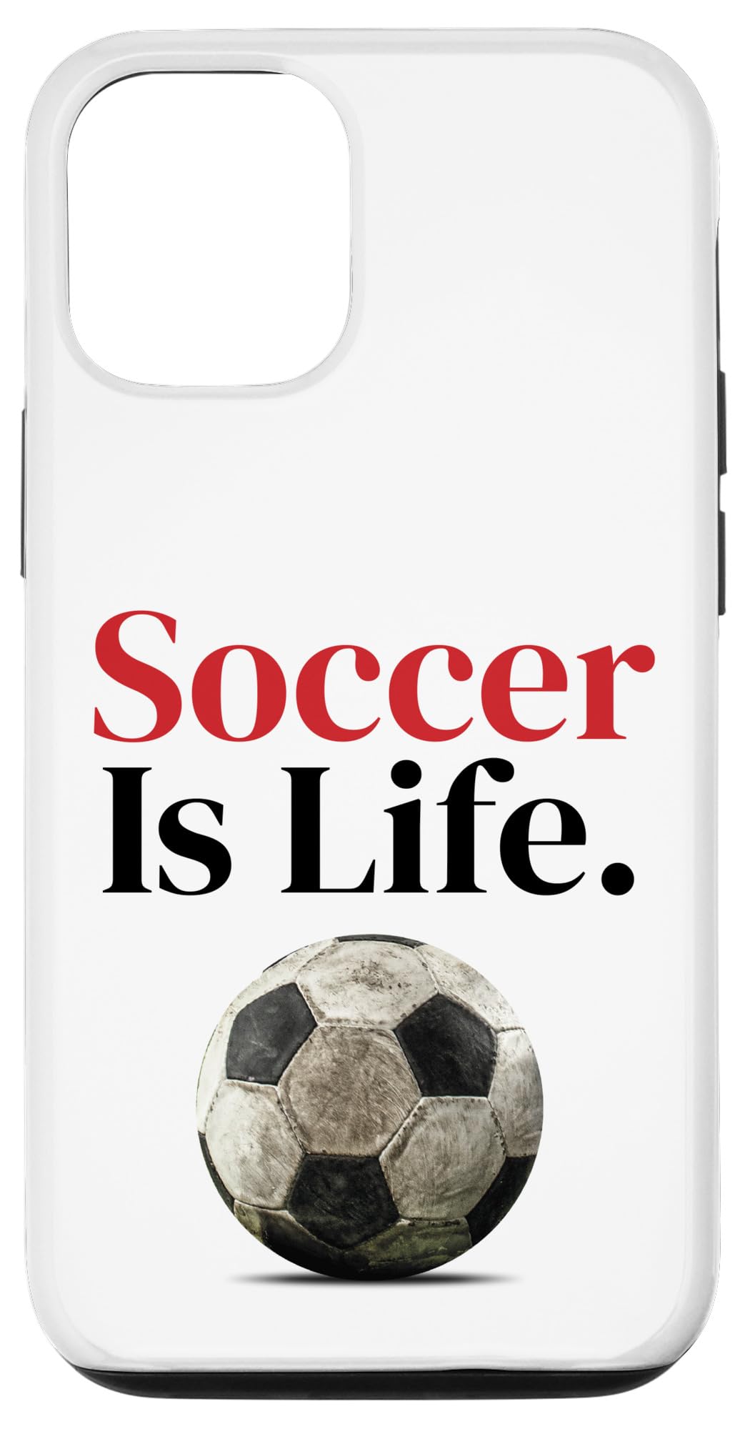 iPhone 13 Soccer is Life 蹴球気違いかかわり合い商いもの スマホケース