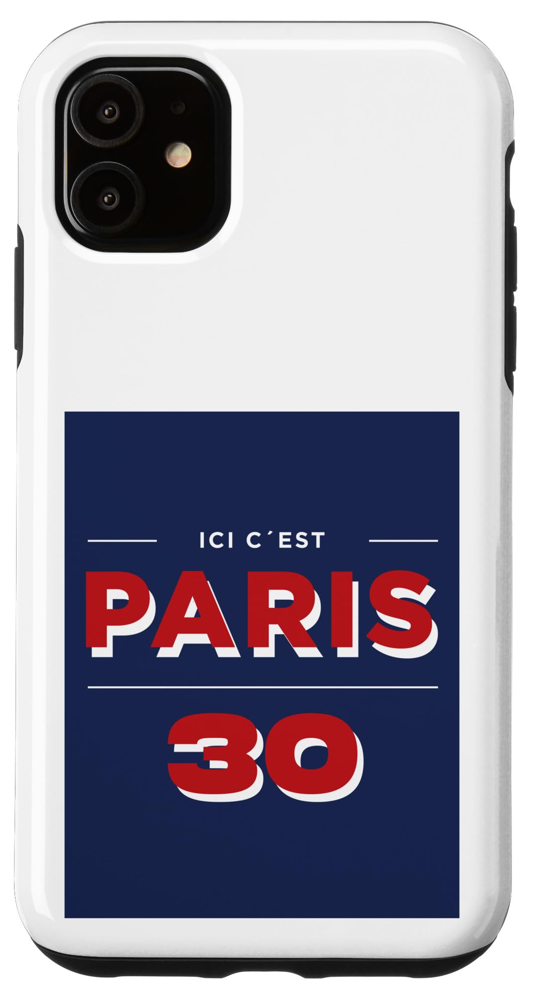 iPhone 11 ICI C\u0027EST PARIS 30 蹴球気違いかかわり合い商いもの スマホケース