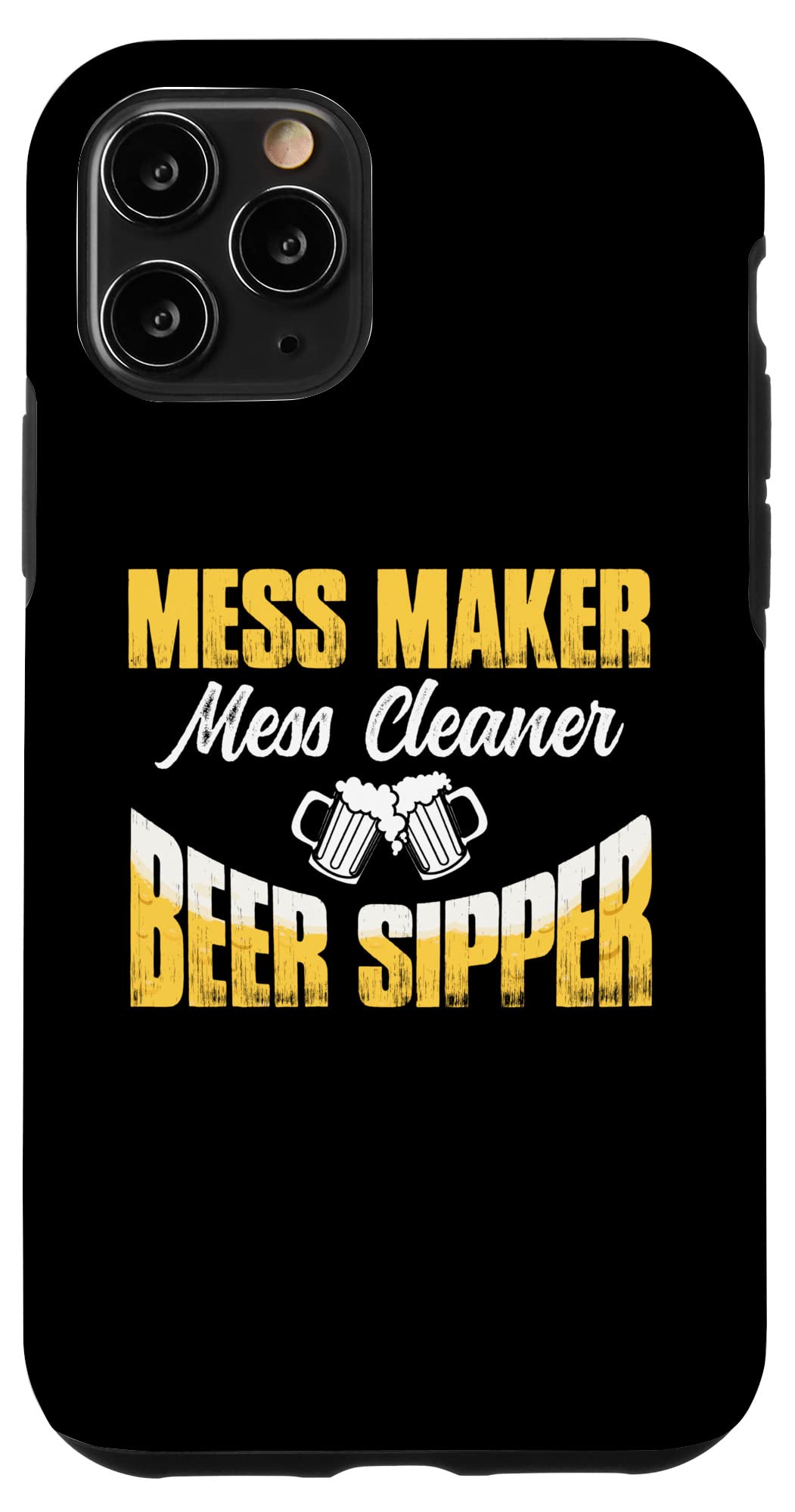 iPhone 11 Pro Beer House Funny Janitor Custodian 検査と修理洗浄剤 スマホケース