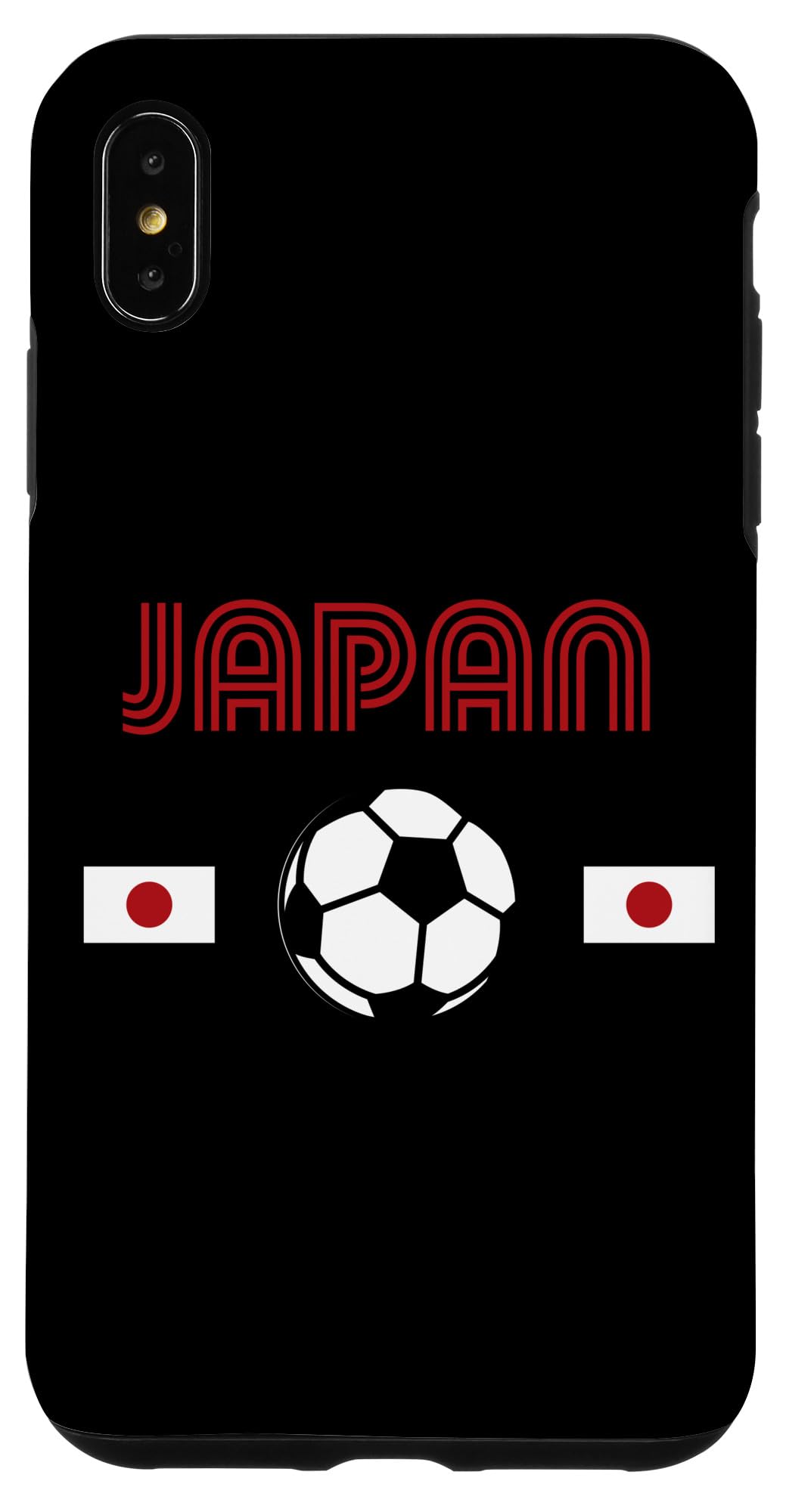 iPhone XS Max ジャポン 蹴球気違いかかわり合い商いもの スマホケース