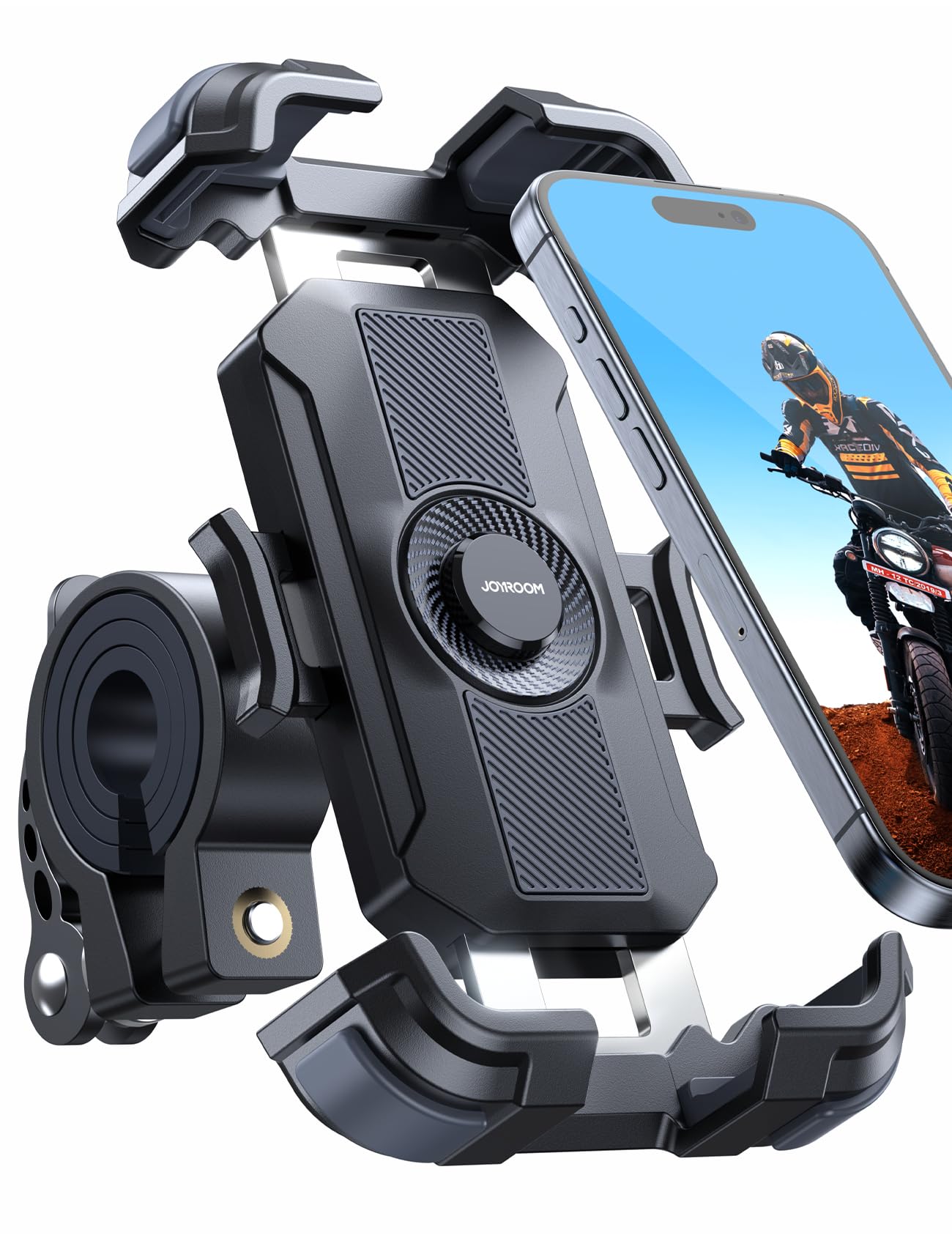 楽天市場】バイク スマホホルダー スタンド JOYROOM 【2024進化金属