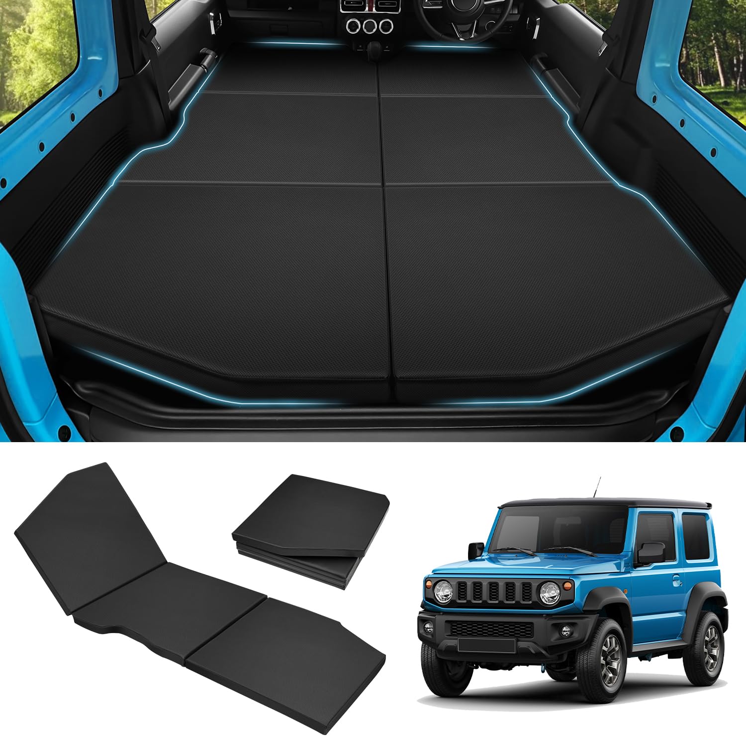 楽天市場】 スズキ ジムニー JB64 JB74 車中泊マット 折りたたみ式