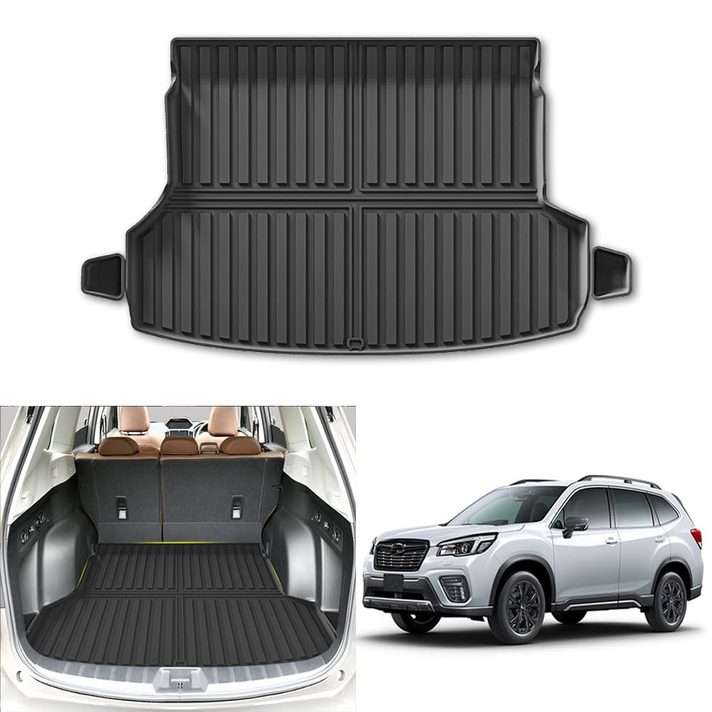 【KASUART】車用ラゲッジマット 折りたたみ式 スバル フォレスター (2018年7月~) 5代目 SK系 FORESTER 車種専用設計 トランク マット ラゲッジカバー 防水 傷防止 滑り防止 水洗い 折り目なし 折り|WES STORE