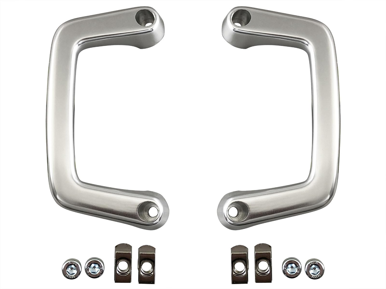 BRIGHTZ サンバーバン S700B S710B アルミアシストグリップ サテンシルバー 2PC 【 INT−GRIP−069−2PC 】 700B 710B 700 710 サンバー バン|WES STORE