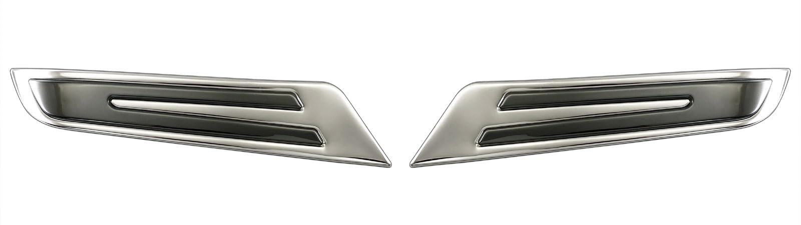 BRIGHTZ フレアワゴンカスタムスタイル MM54S MM94S 超鏡面ステンレスメッキヘッドライトアンダーガーニッシュ 2PC 【 COR－MOL－031 】 MM54S MM94S