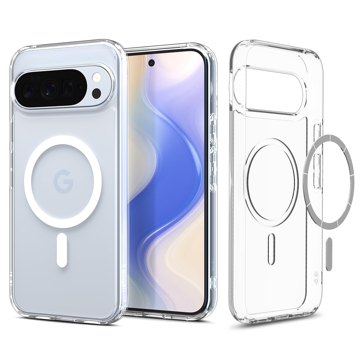 Spigen Pixel 10 Pro XL 入れもの せつ然たる 黄変くり延べる 澄み切った 二重社会システム 米軍MIL判定基準 ウルトラ・ハイブリッド・マグフィット ACS09725 スマートフォン・タブレット-スマートフォン・携帯電話アクセサリー-ケース・カバー