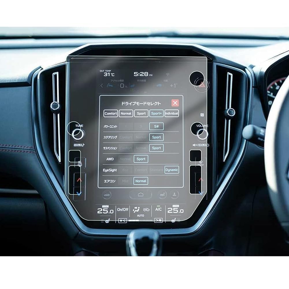 【RUIYA】ナノ製 2025新型 スバル フォレスター 6代目 SL系 SL5 SLG 専用 ナビ 保護フィルム 11.6インチ Subaru Forester 液晶保護フィルム キズ防止 汚れ防止 飛散防止 高感度タッチ 透明 ディスプレイ