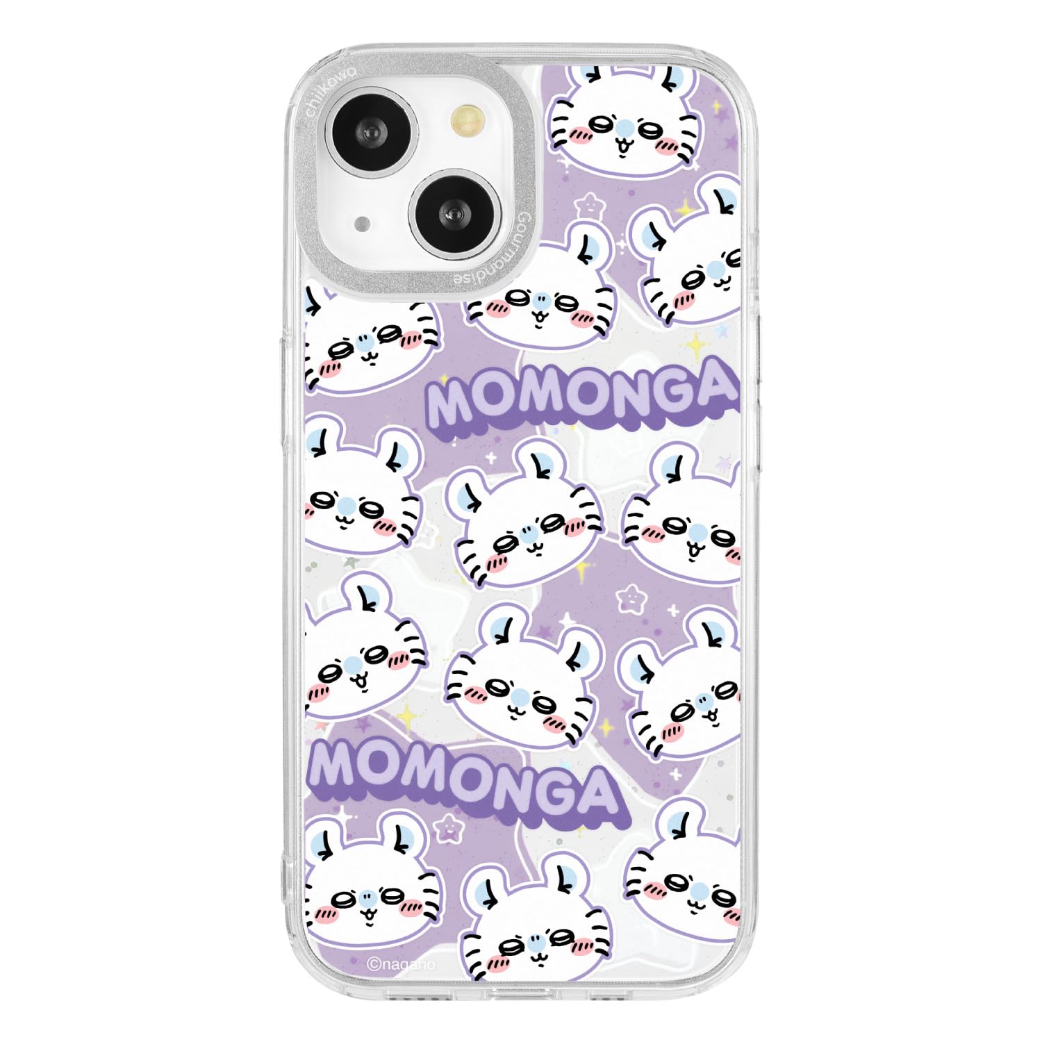 グルマンディーズ ちいかわ Camera Frame iPhone 15 / 14 / 13 相応う 入れもの モモンガ CK-84D