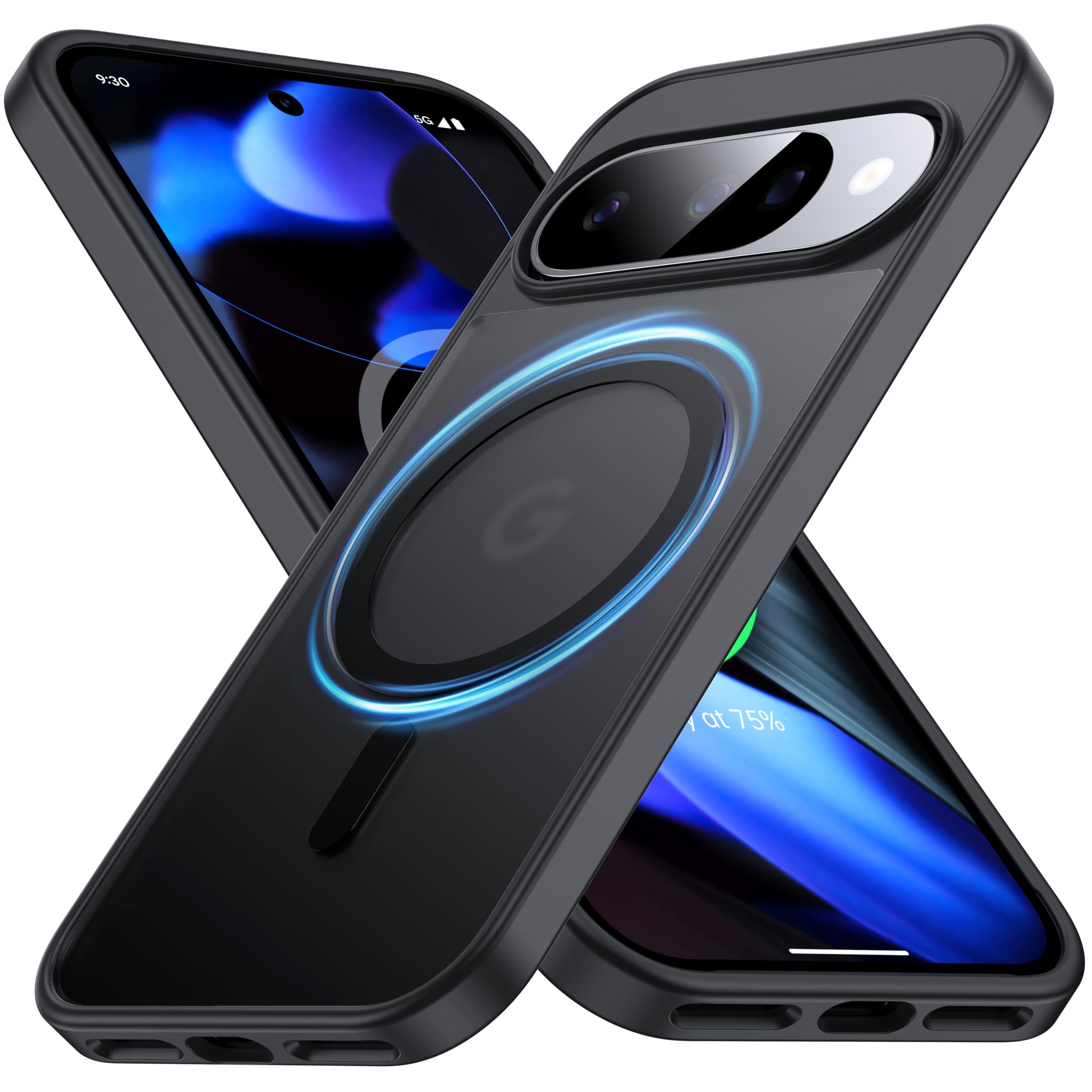 【米軍MIL規格・MagSafe対応】FNDMIL Google Pixel 10/Pixel 10 Pro 用 ケース 半透明 指紋防止 マット感 黄変防止 耐衝撃 グーグルピクセル10/ピクセル10 Pro 用 カバー マグセーフ対応 ワイヤレス充電対応